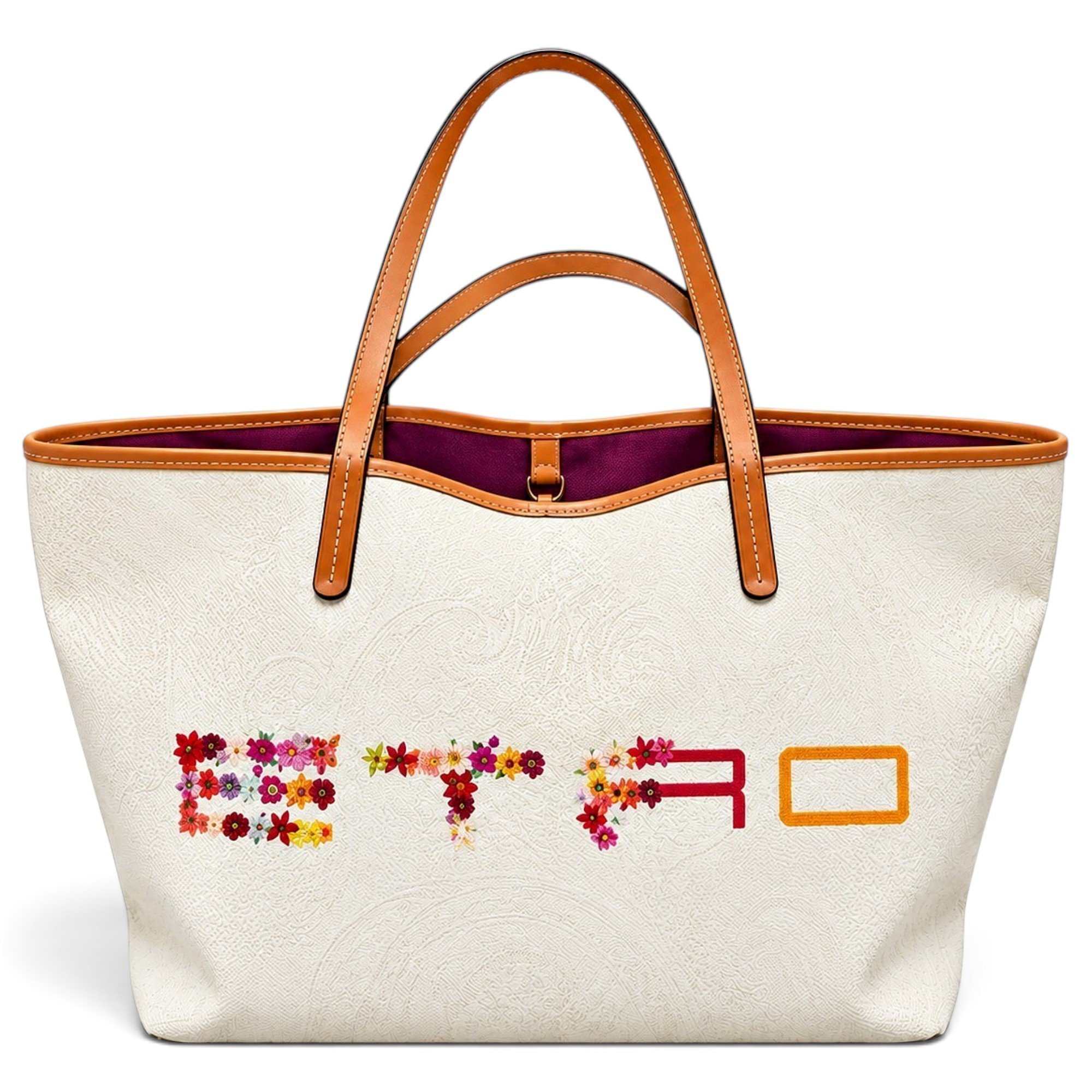 Leather tote