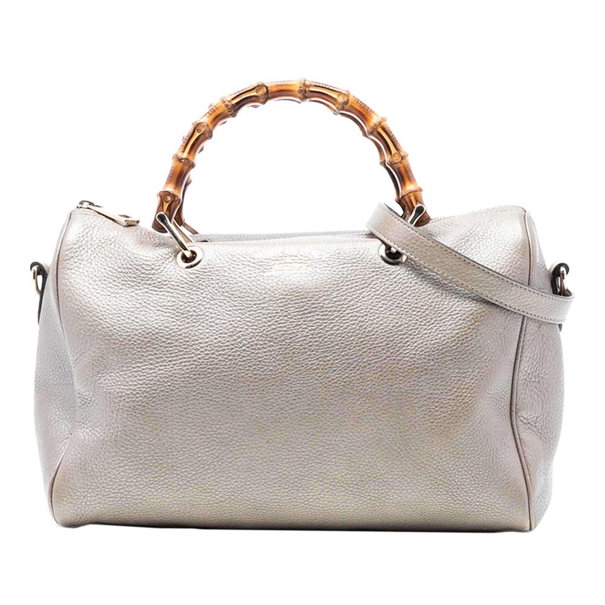 Bamboo leather satchel