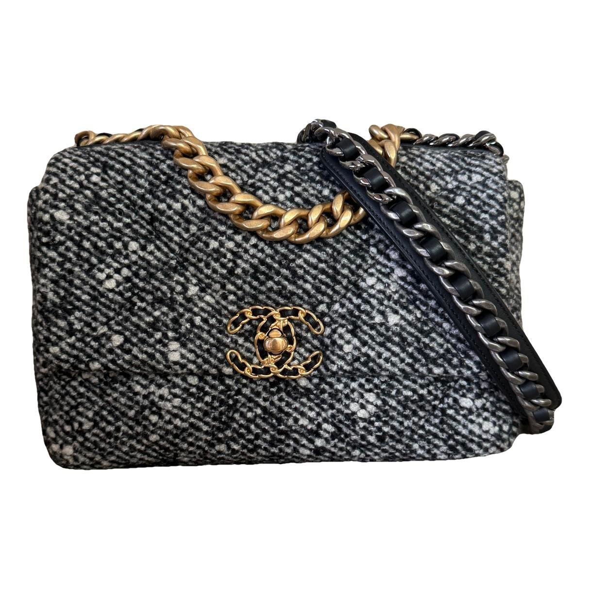Chanel 19 wool handbag