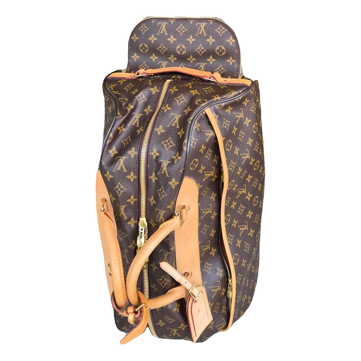 Eole patent leather travel bag