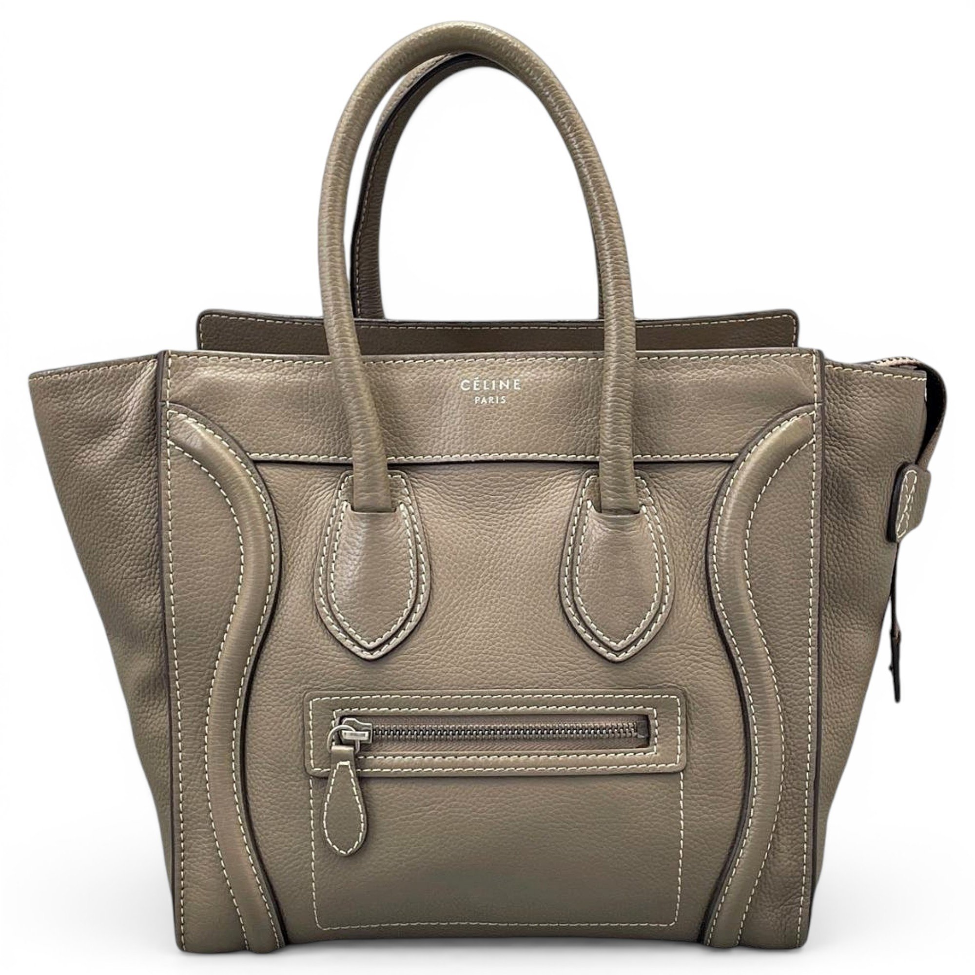 Luggage leather handbag