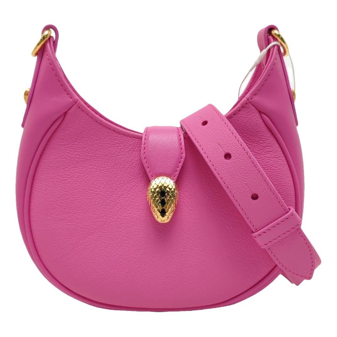 Serpenti leather handbag
