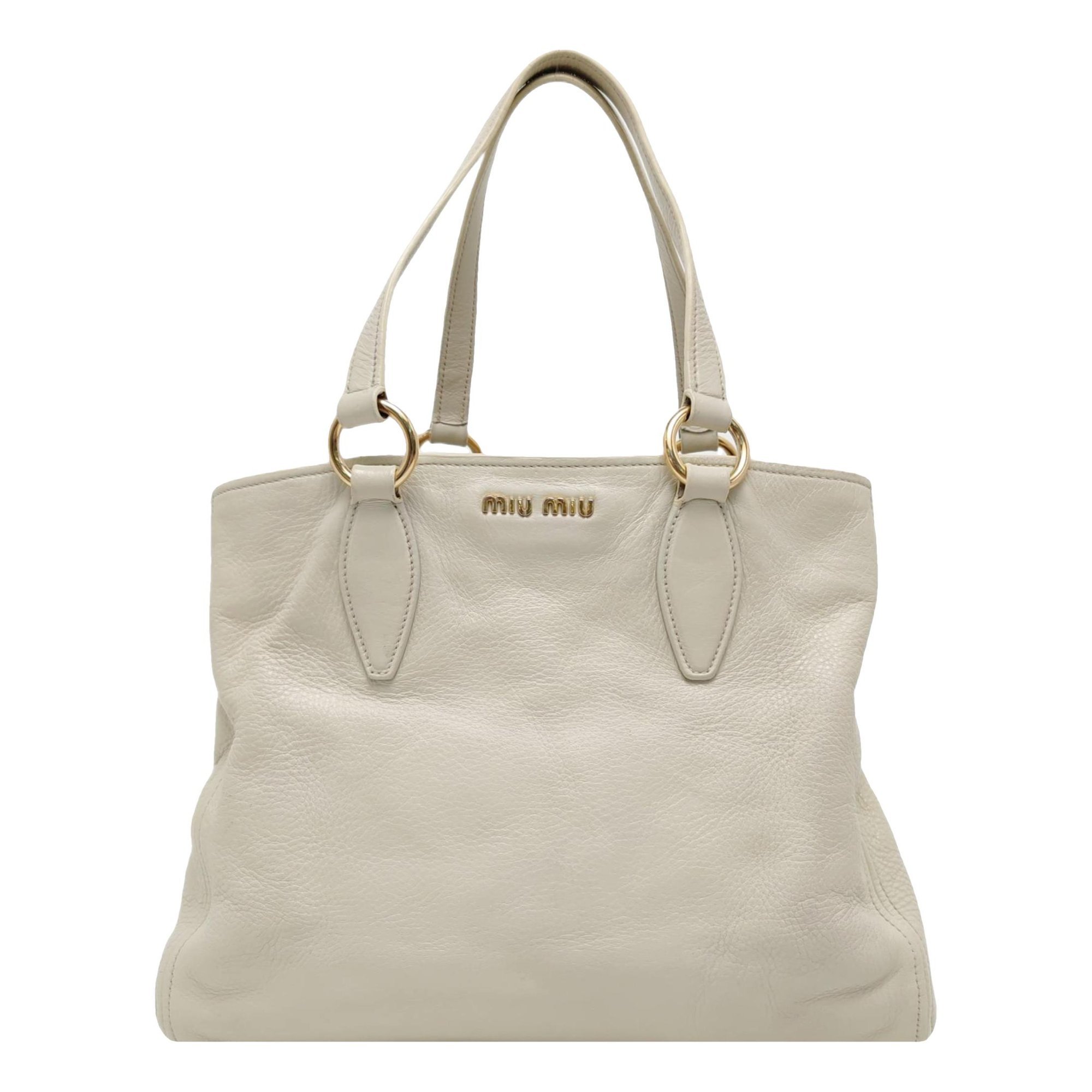 Miu Miu Leather tote