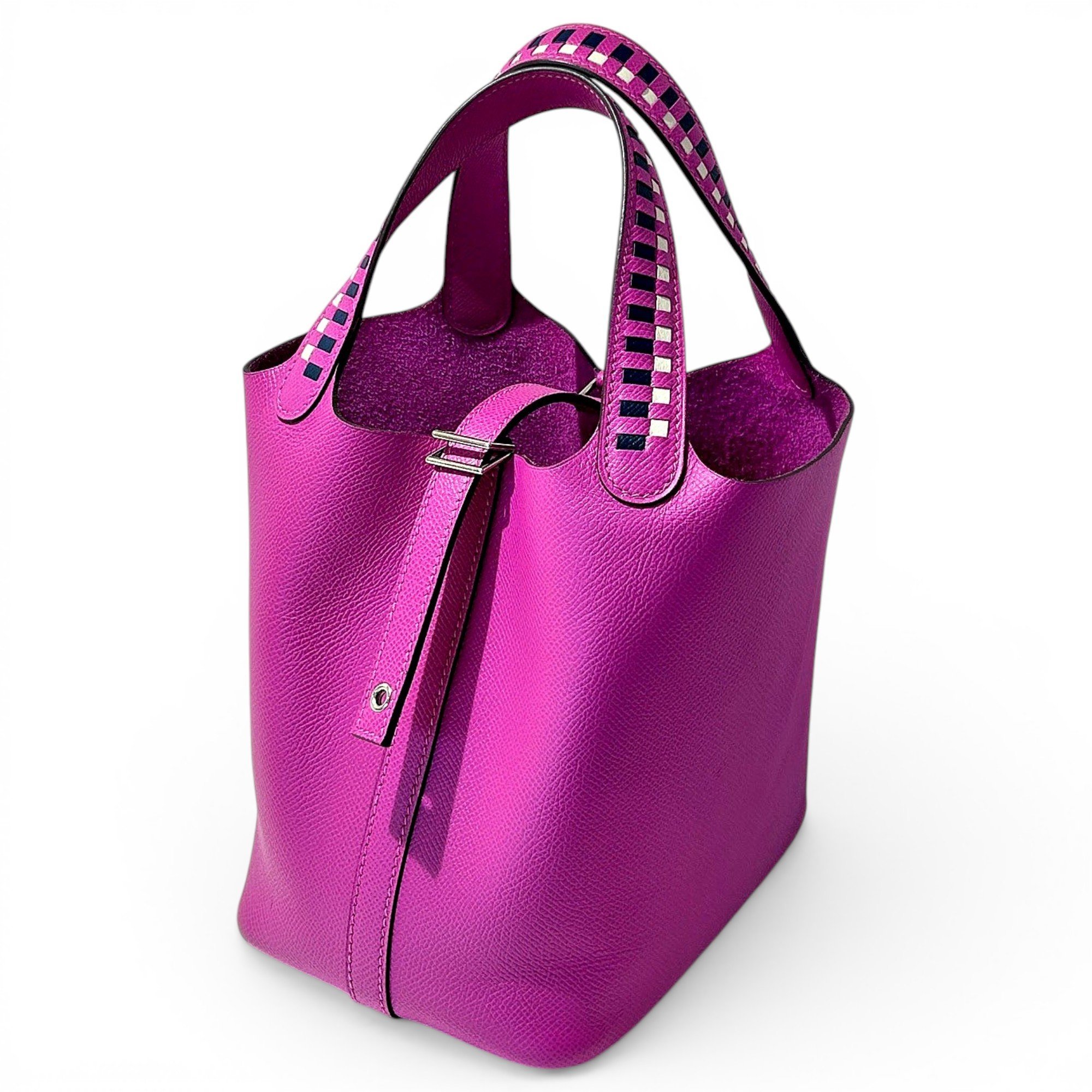 Picotin leather handbag