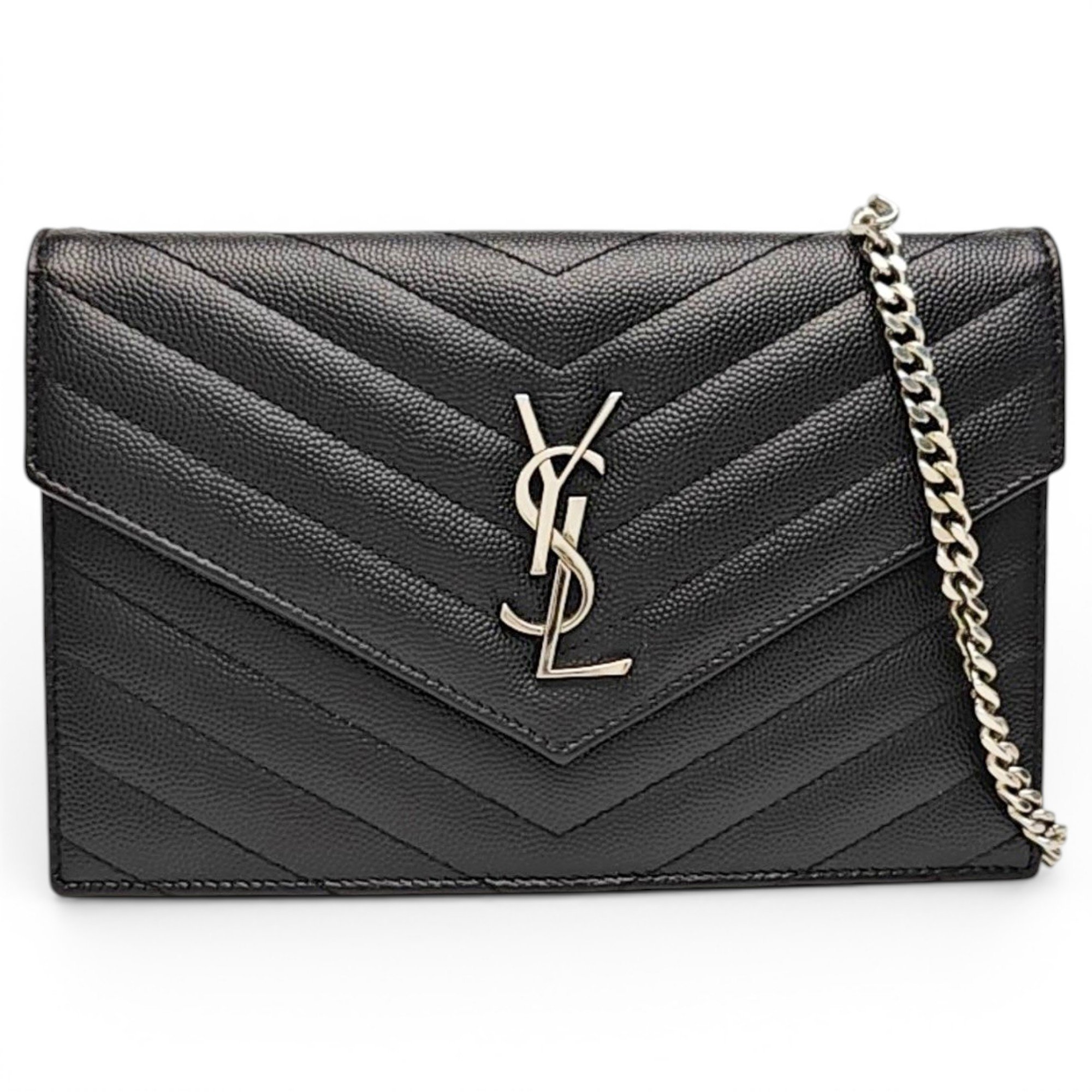 Portefeuille enveloppe leather handbag
