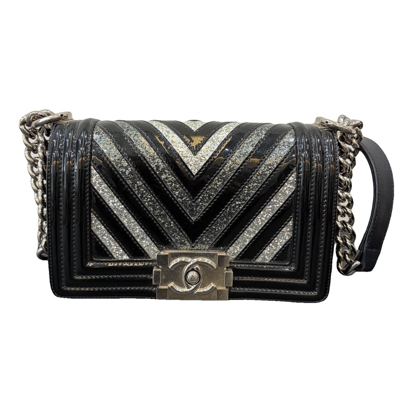 Boy patent leather handbag