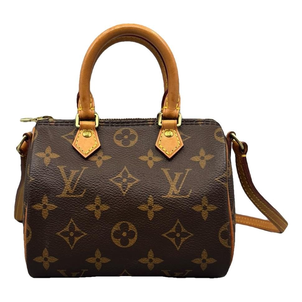 Nano Speedy / Mini HL leather handbag
