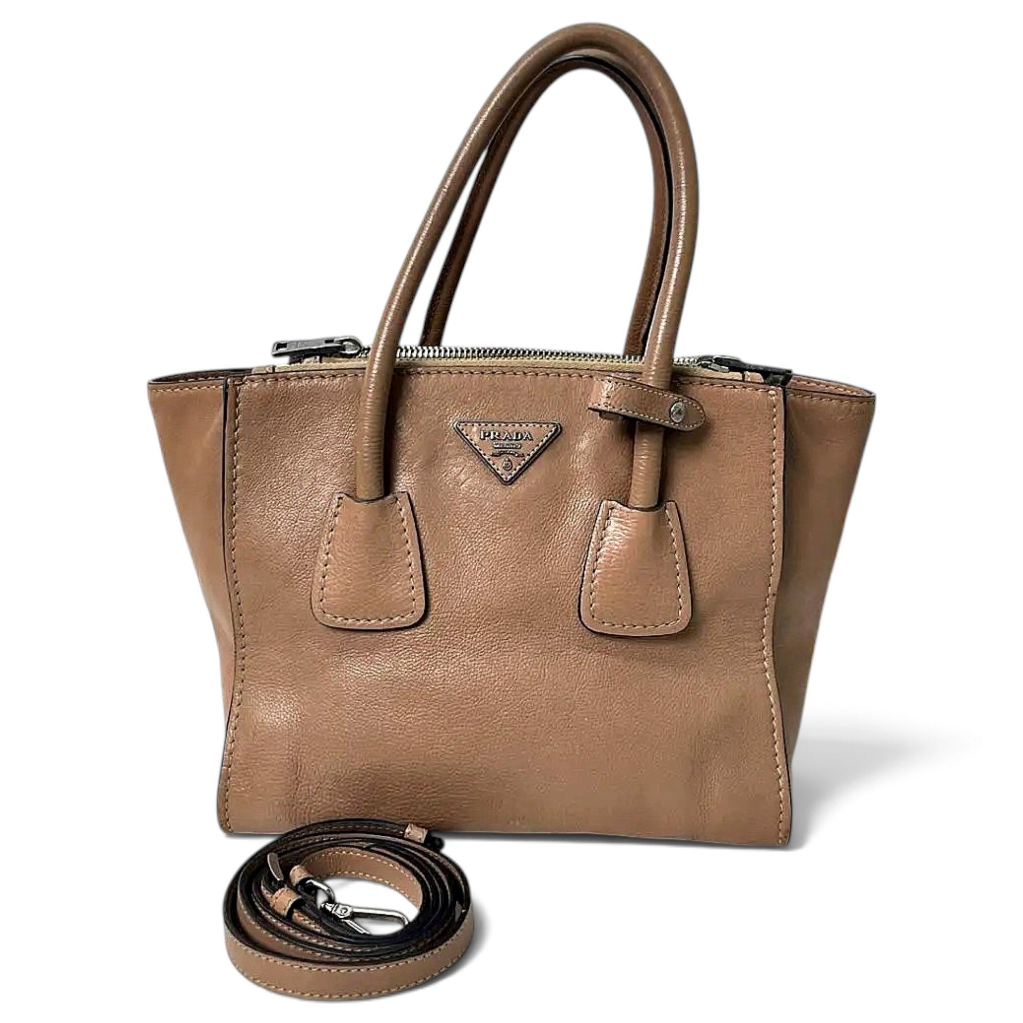 Leather crossbody bag