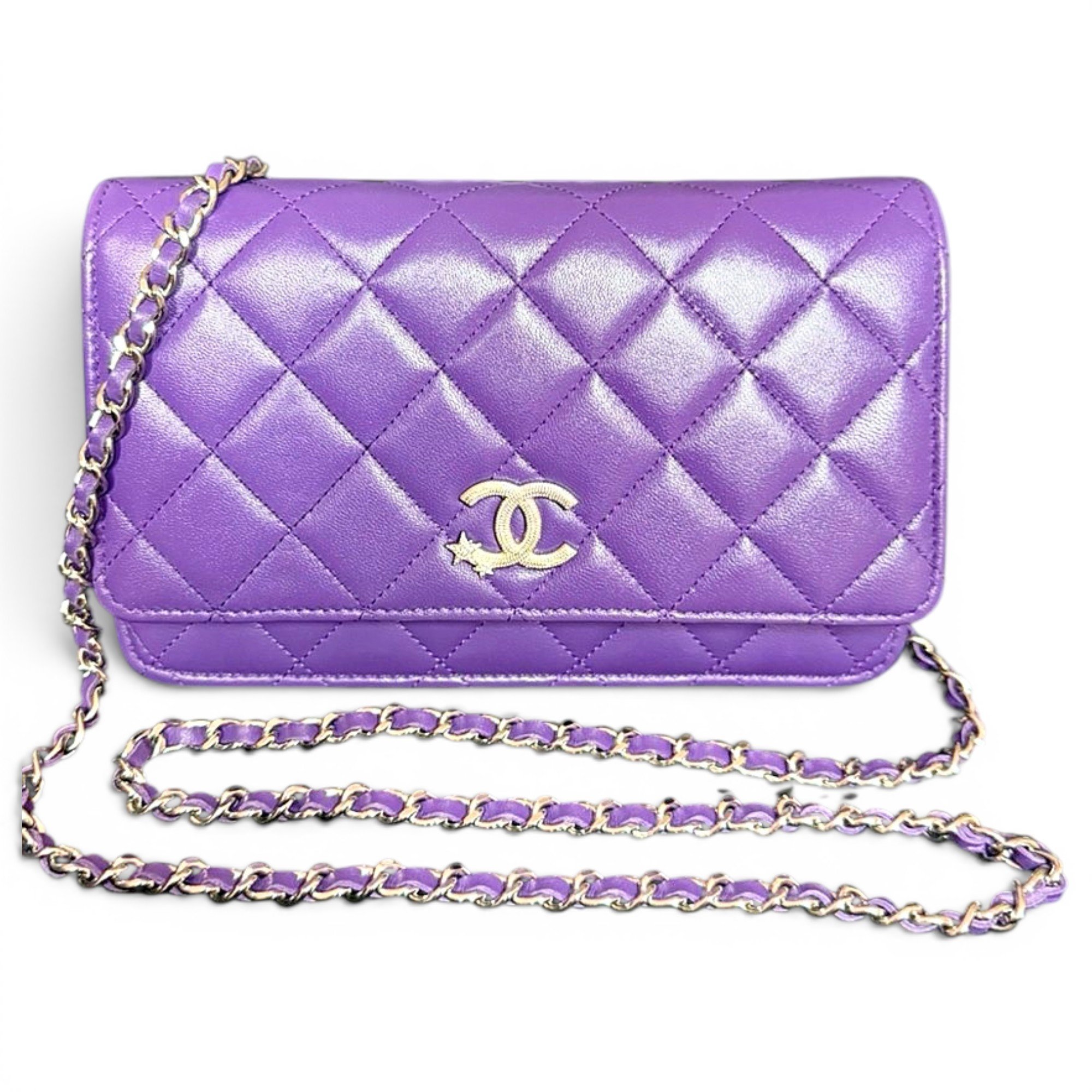 Wallet On Chain Timeless/Classique leather crossbody bag