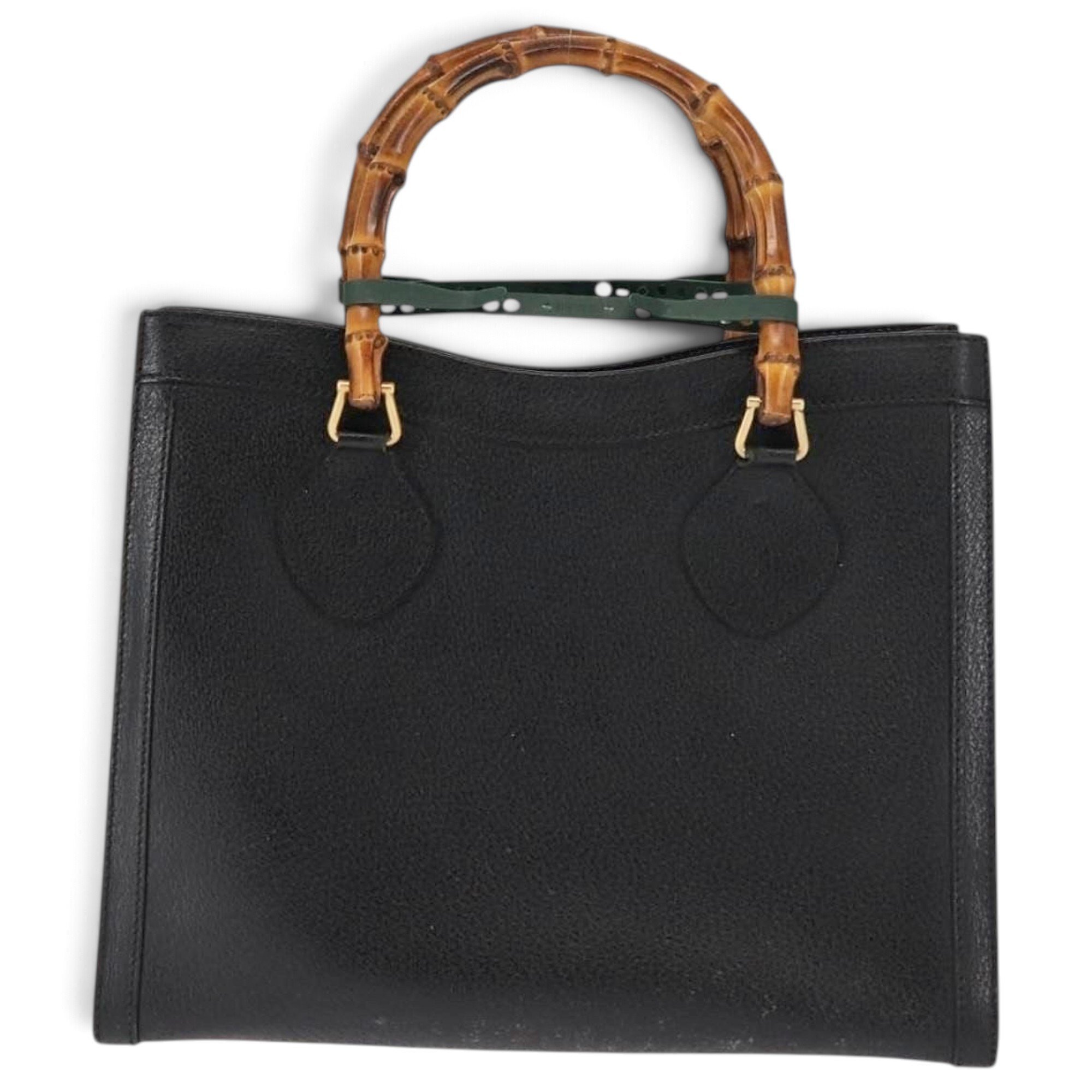 Bamboo leather handbag