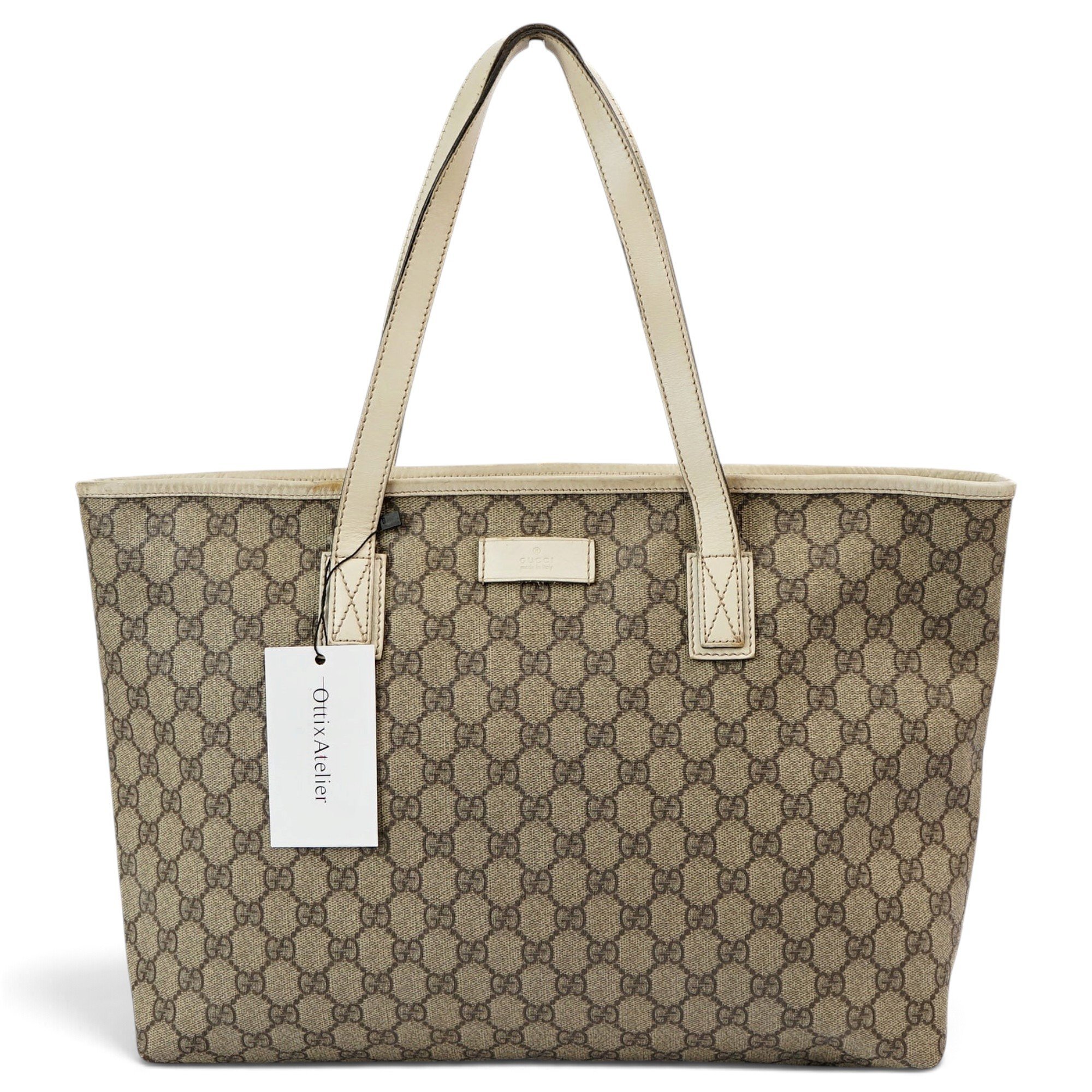 Leather tote