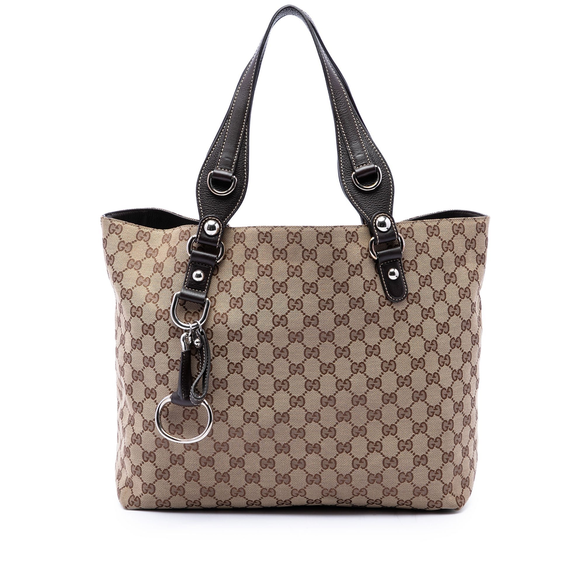 Gucci B leather tote