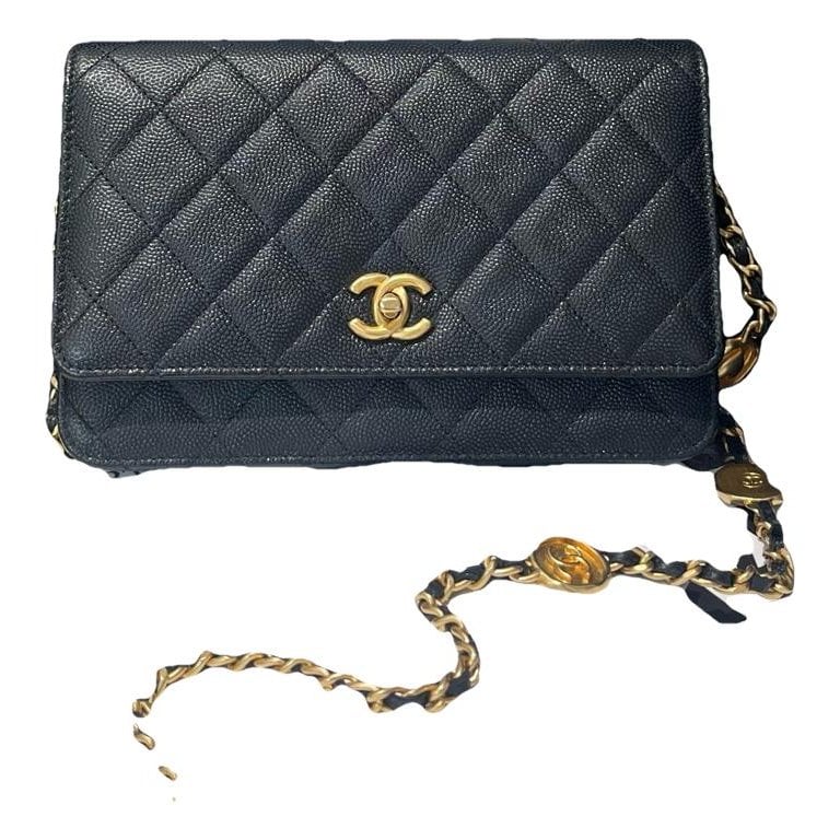 Trendy CC Flap leather handbag