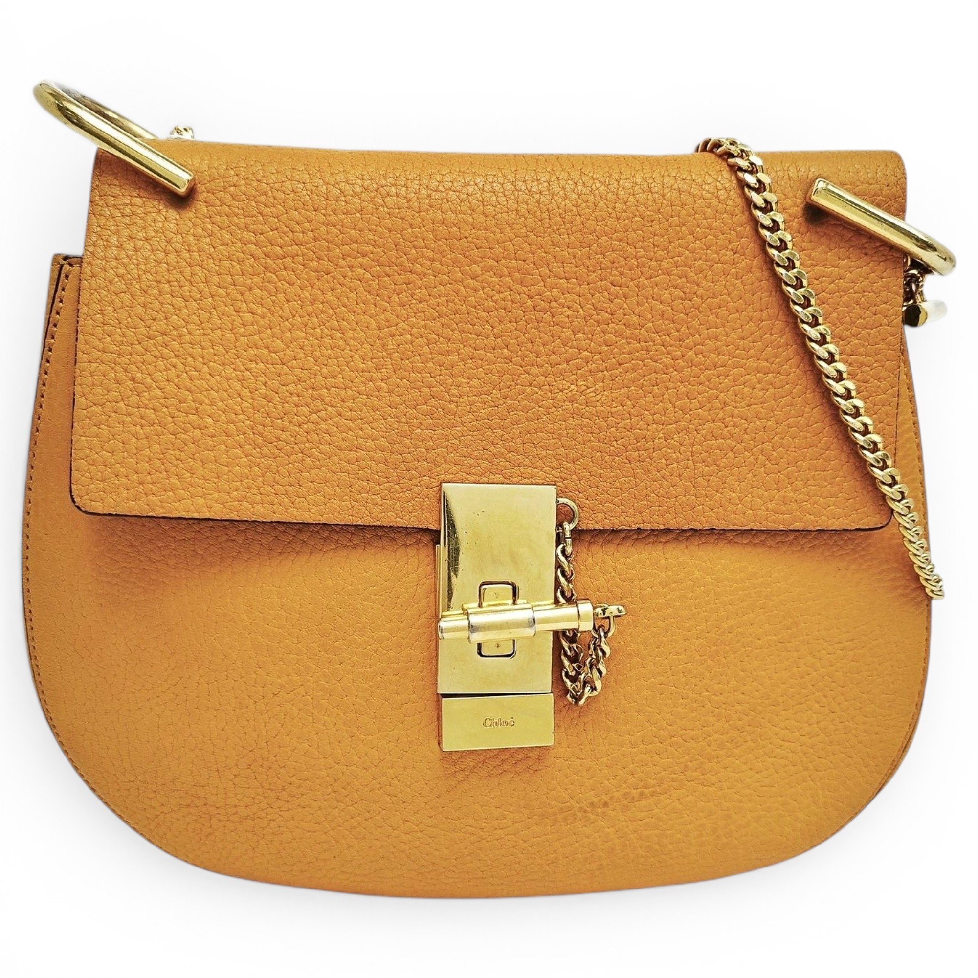 Drew leather handbag
