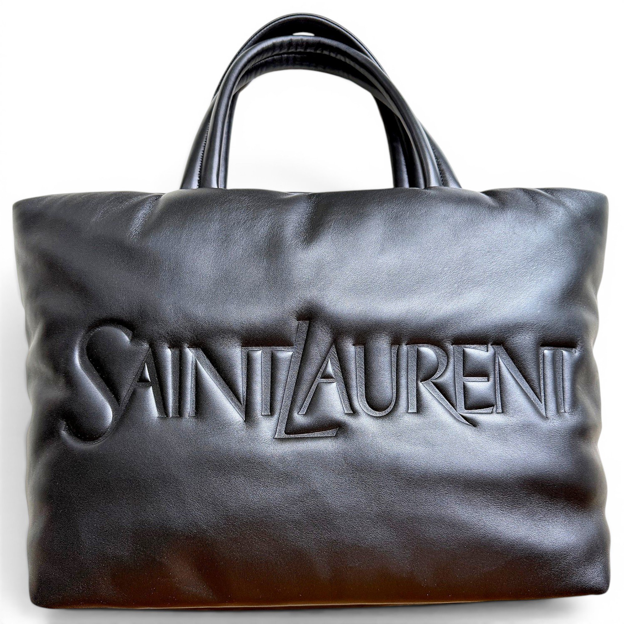 Leather tote