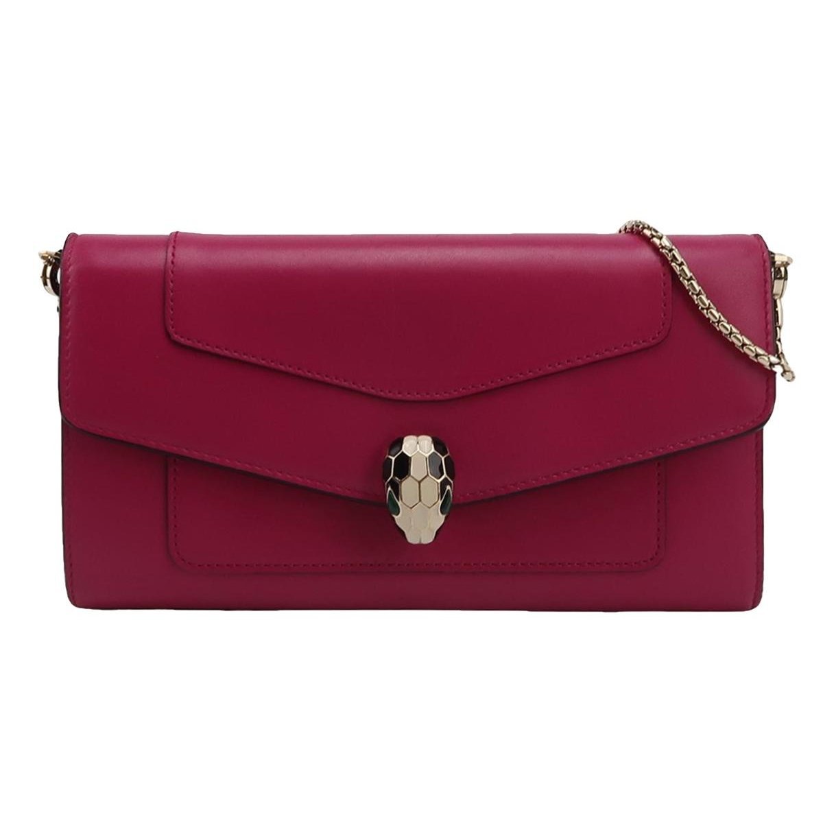 Serpenti leather handbag