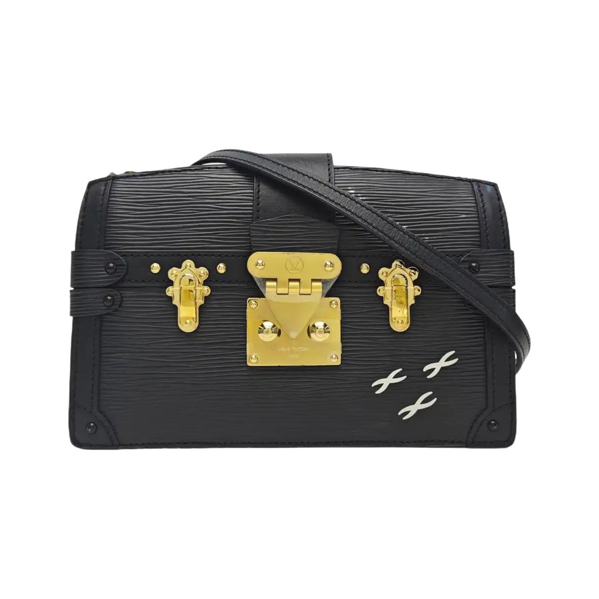City Trunk leather crossbody bag
