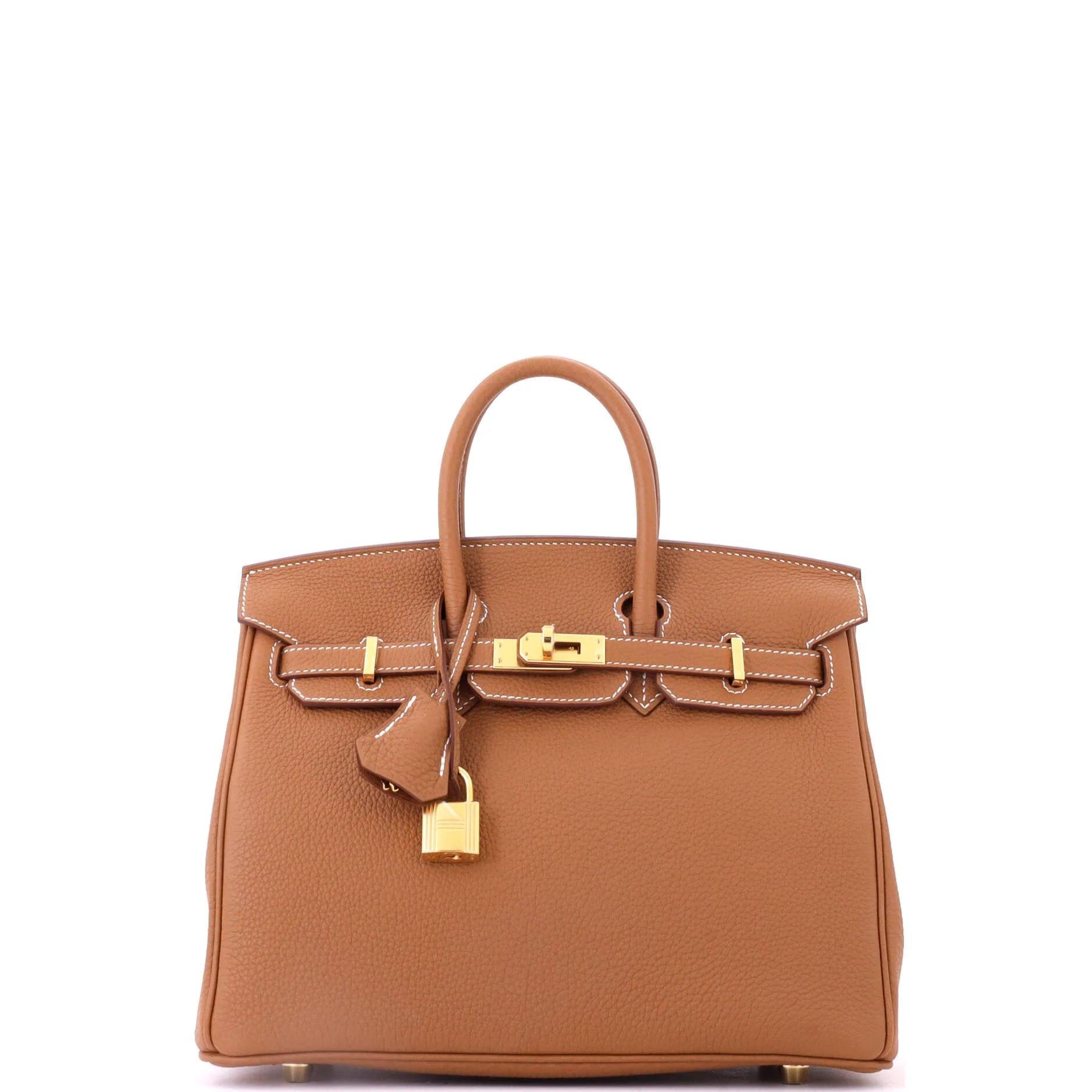 Birkin 25 leather tote