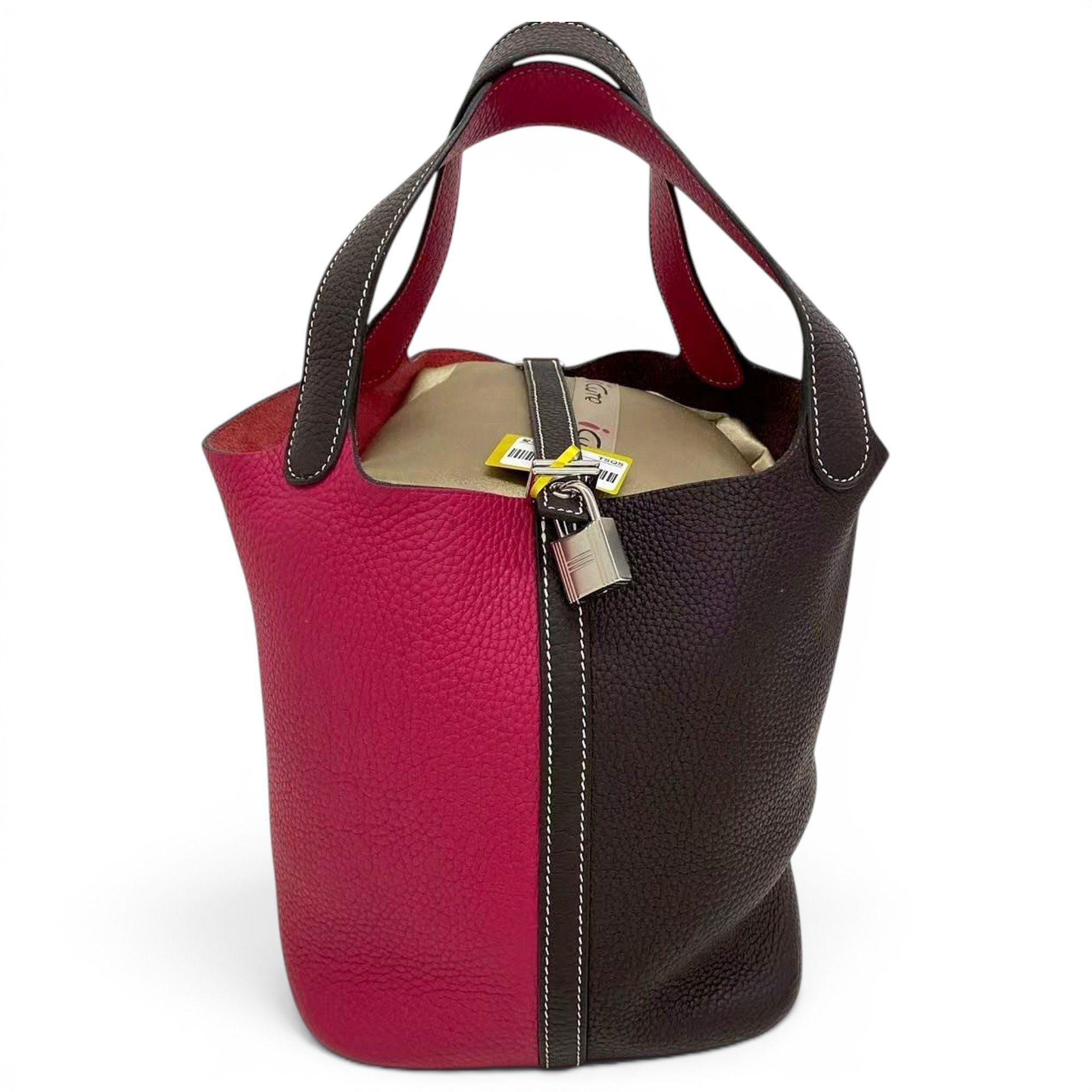 Picotin leather handbag