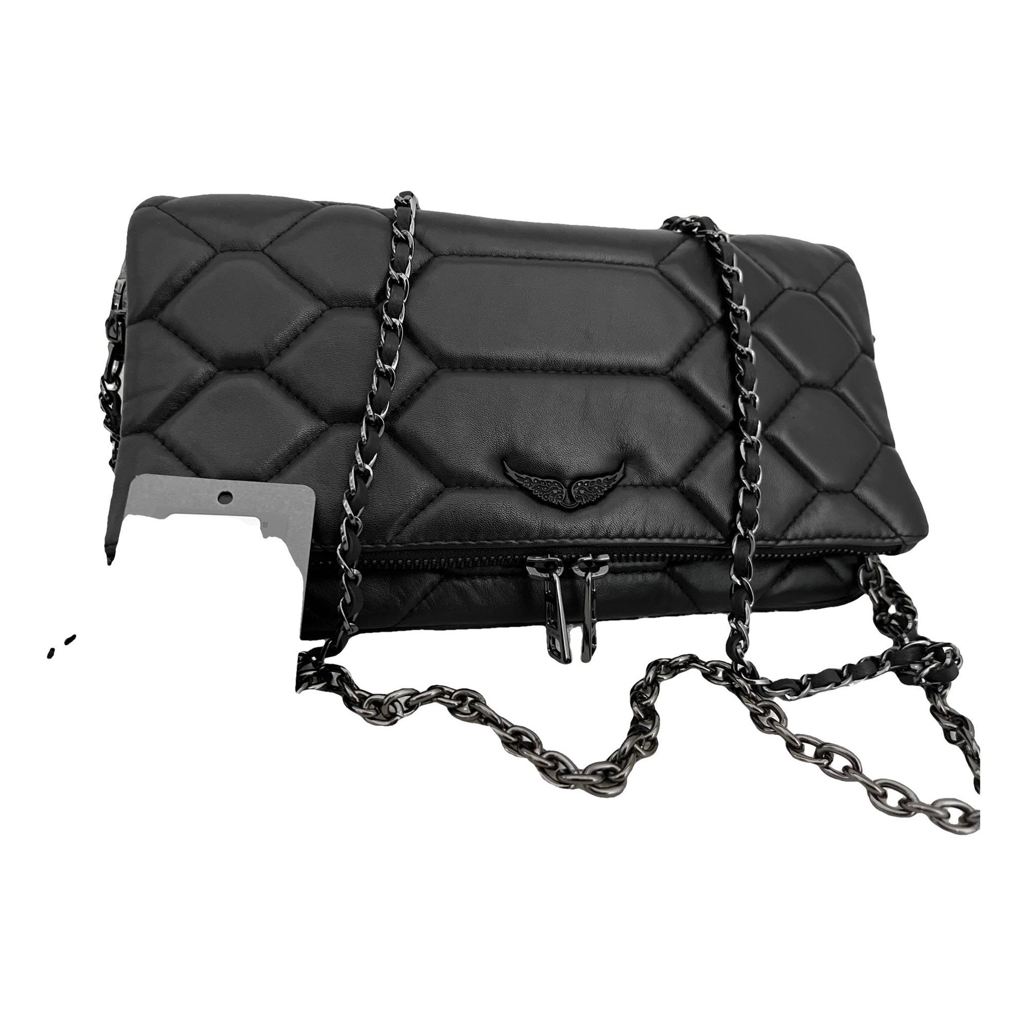 Rock leather crossbody bag