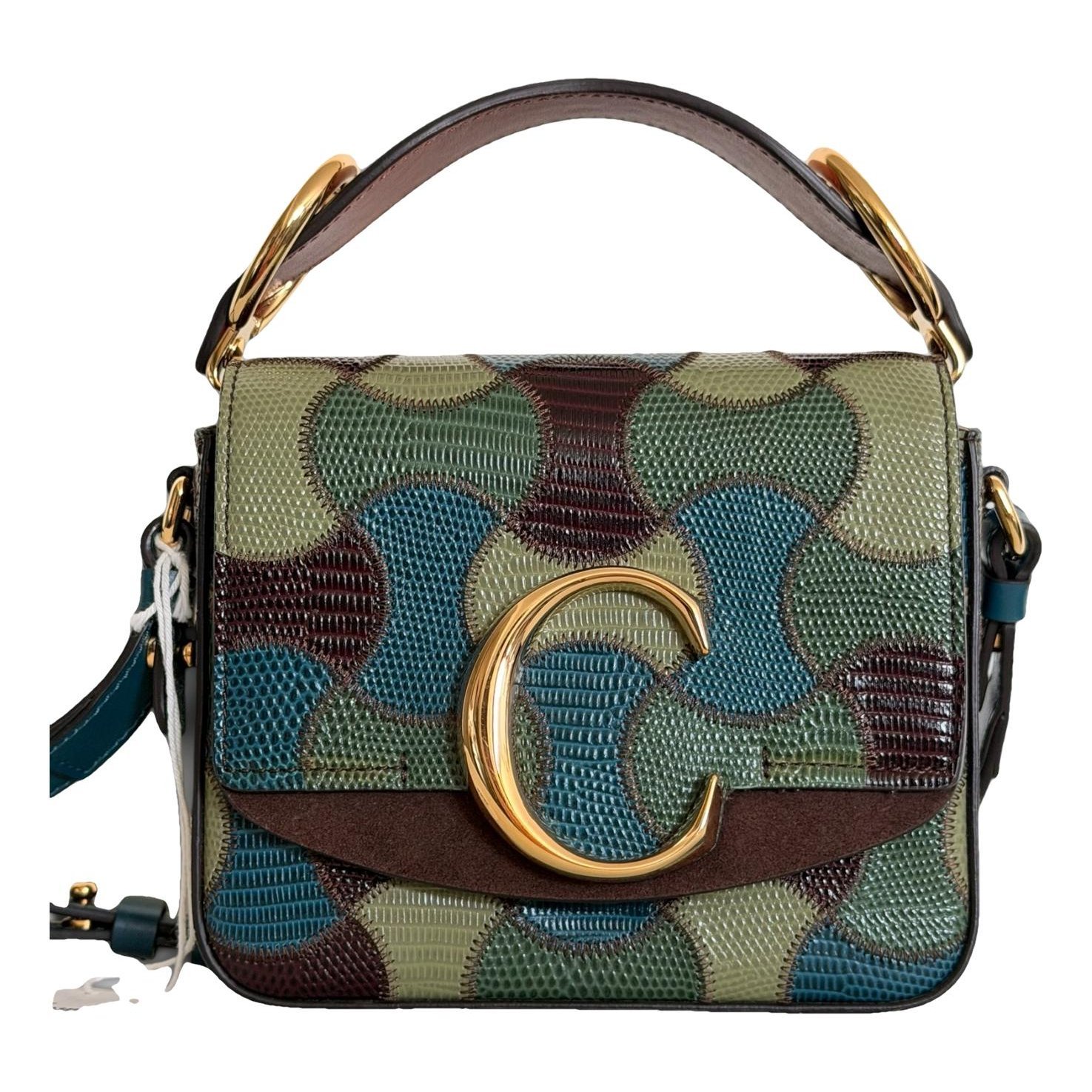 C leather handbag