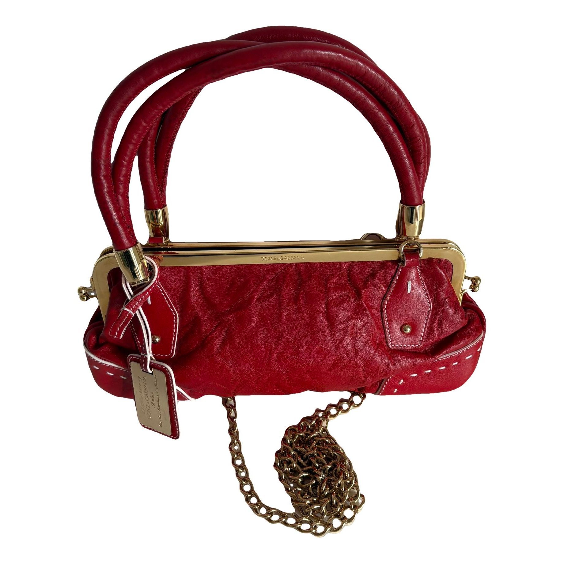 Leather handbag