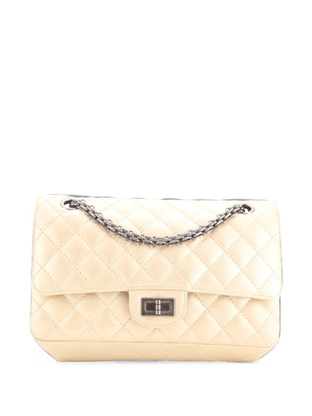 Reissue 2.55 Flap Bag Quilted Metallic Calfskin 225 shoulder bag