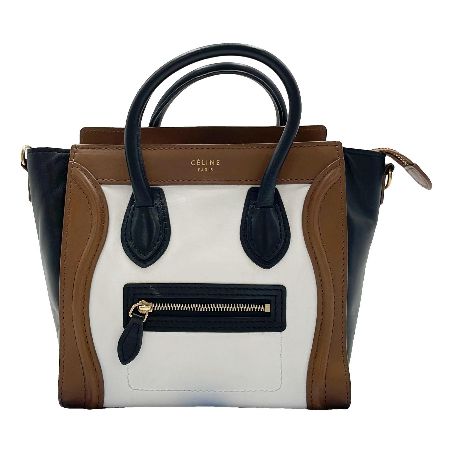 Nano Luggage leather handbag