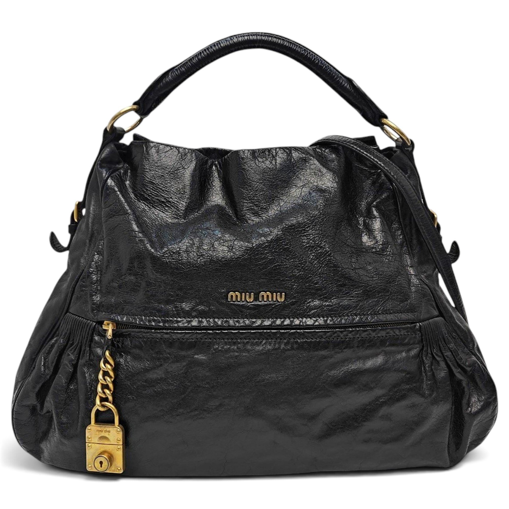 Leather handbag