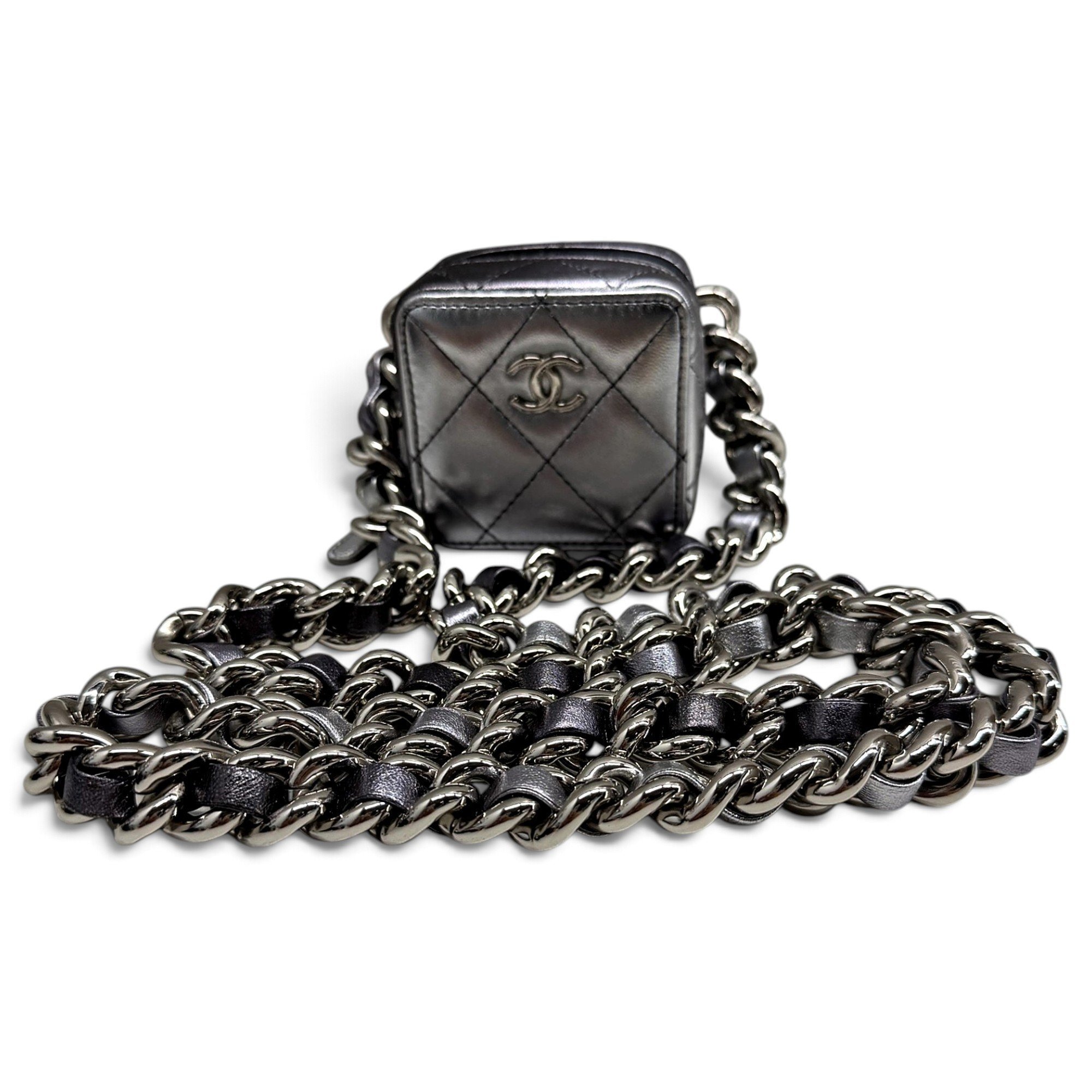 Leather mini bag