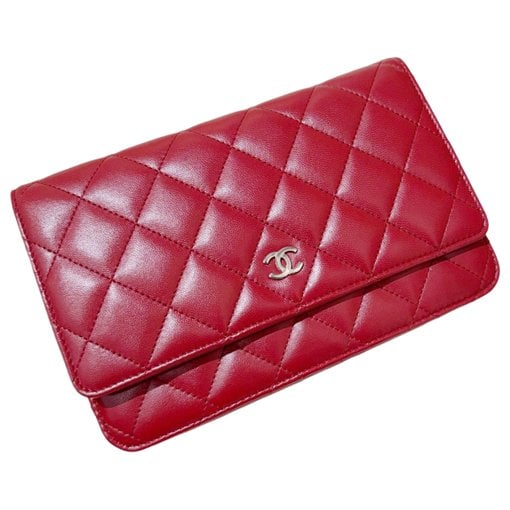 Wallet On Chain Timeless/Classique leather crossbody bag