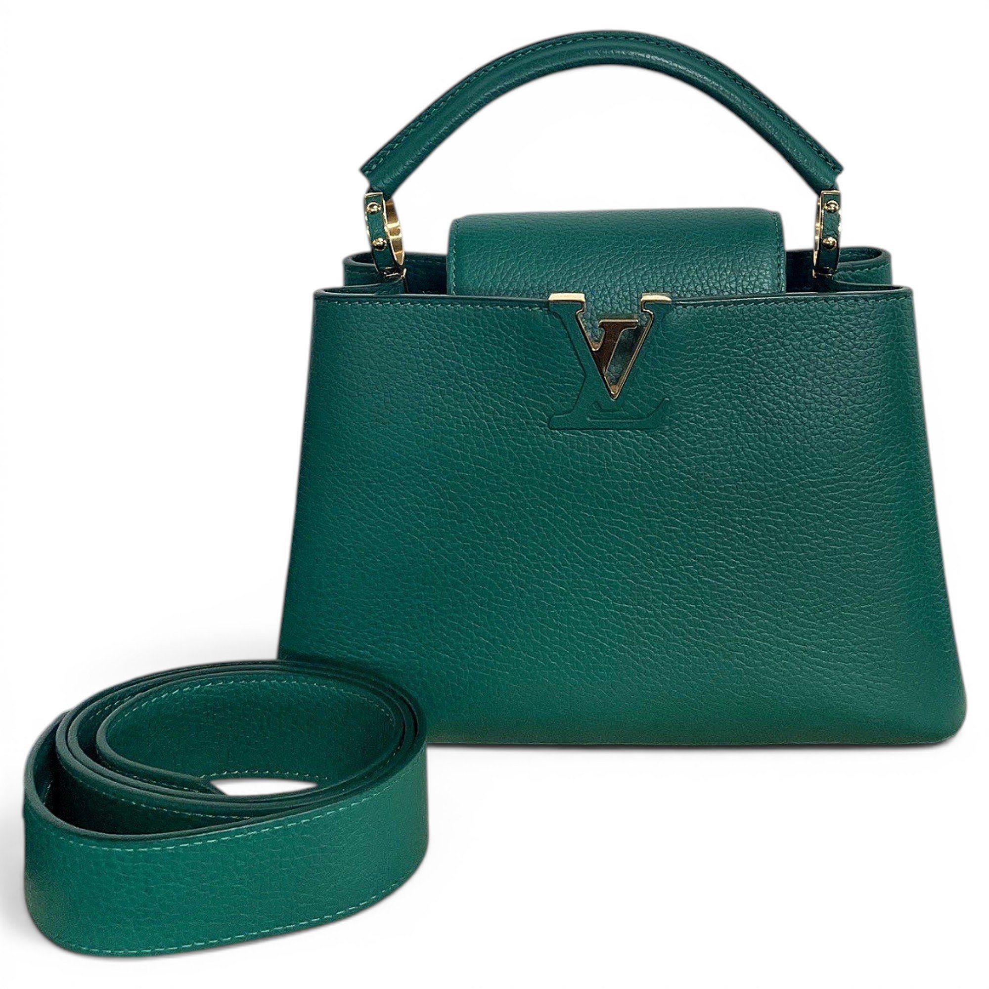 Capucines leather handbag