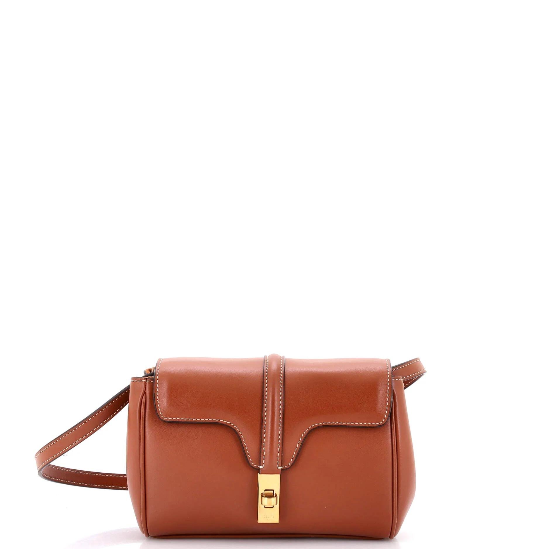Leather crossbody bag