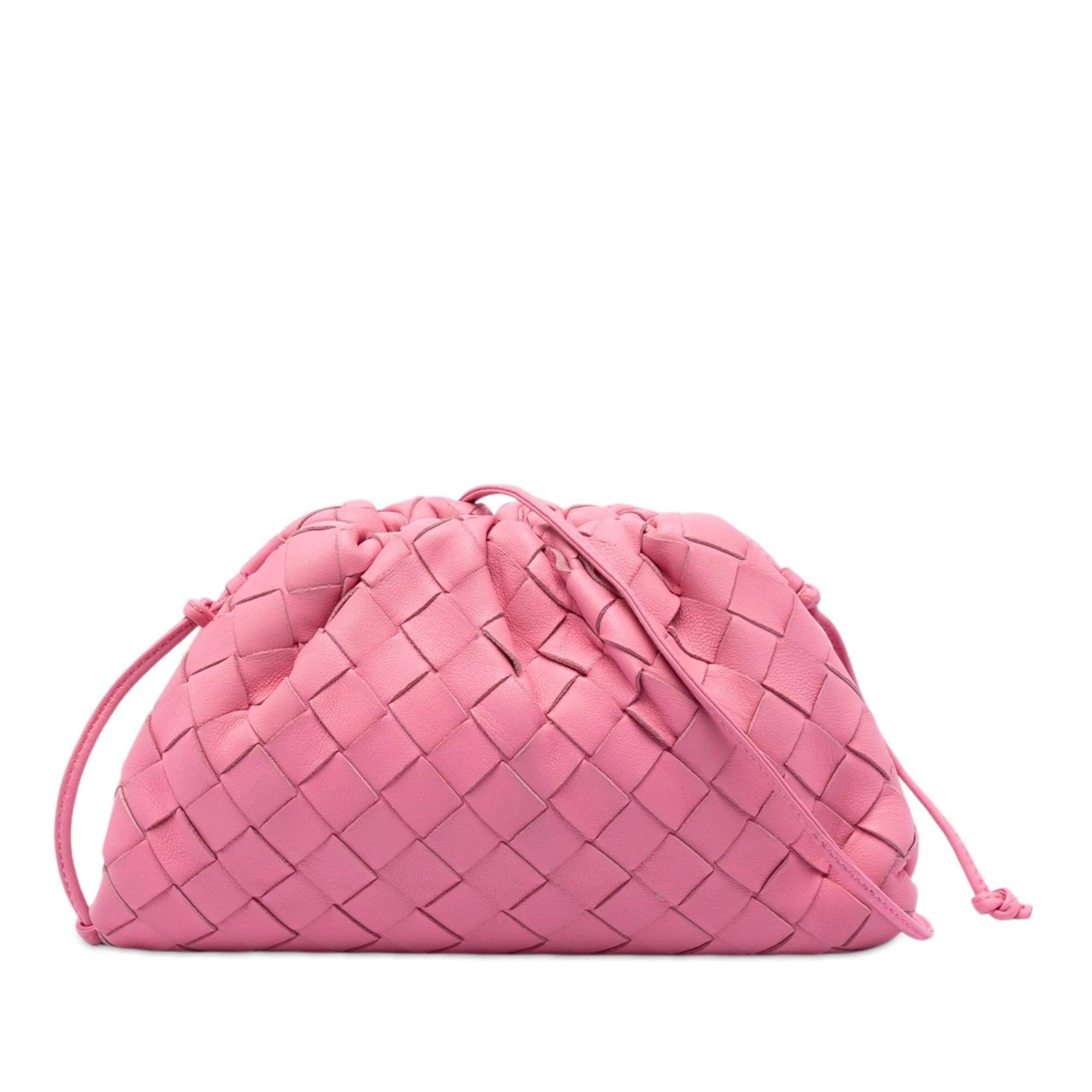 Pouch leather handbag