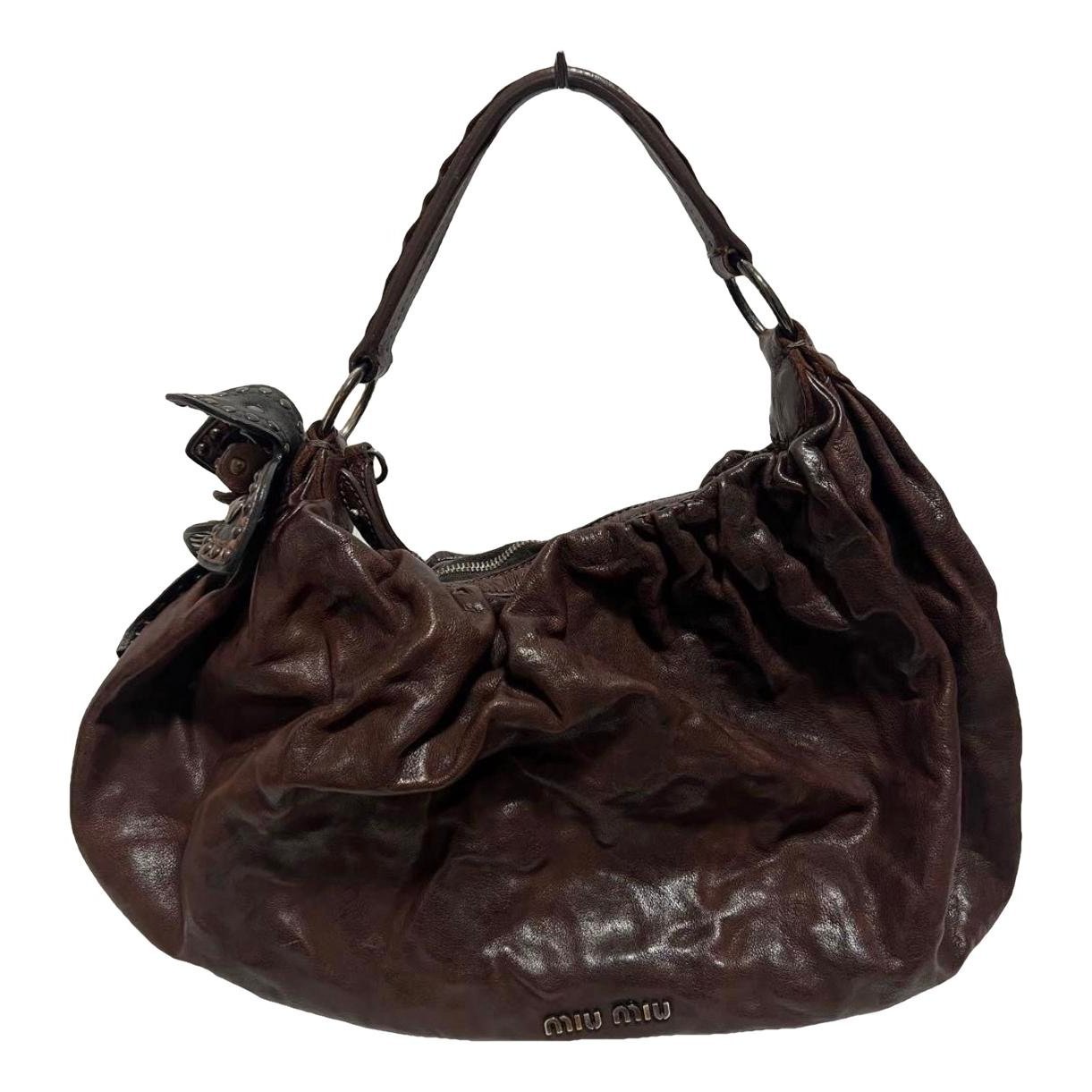 Leather handbag