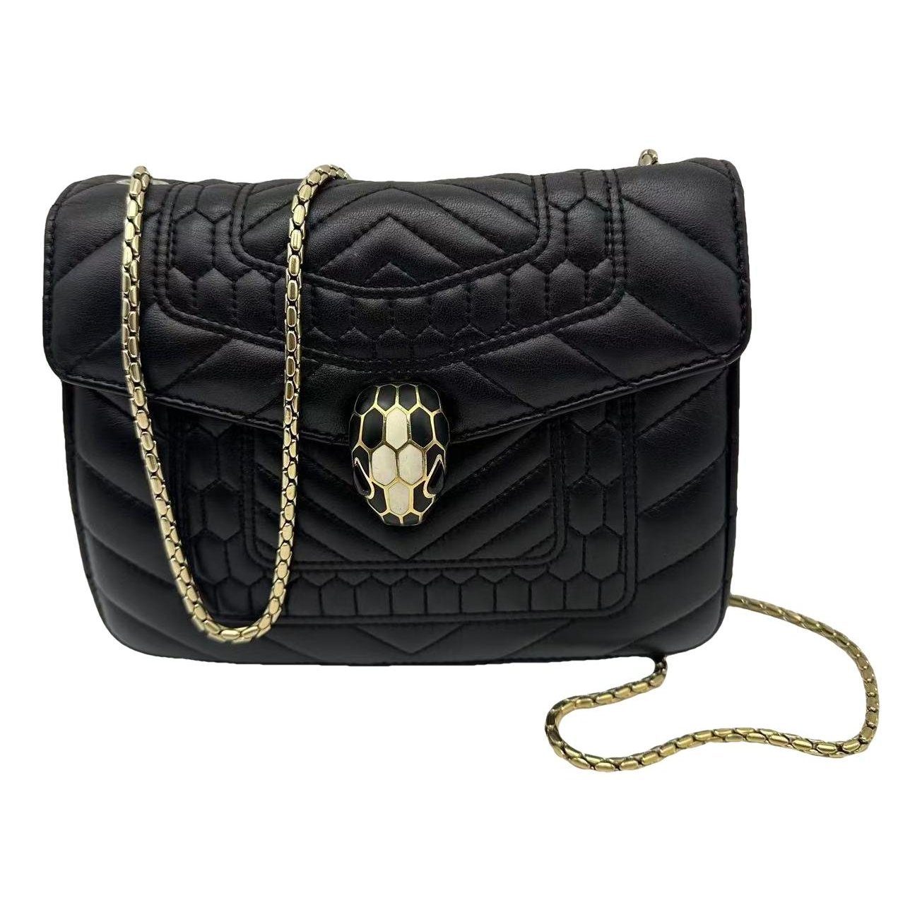 Serpenti leather crossbody bag