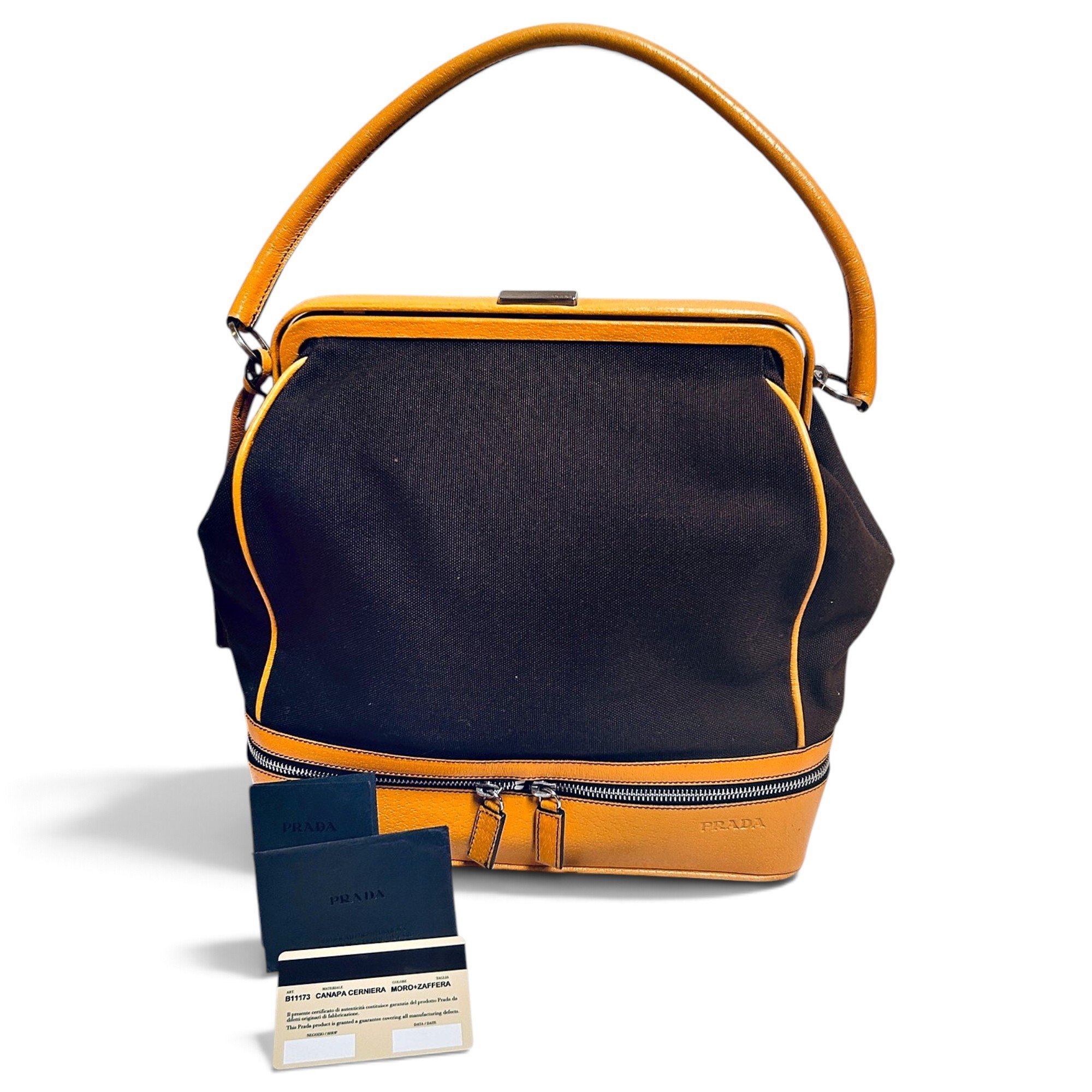 Leather handbag