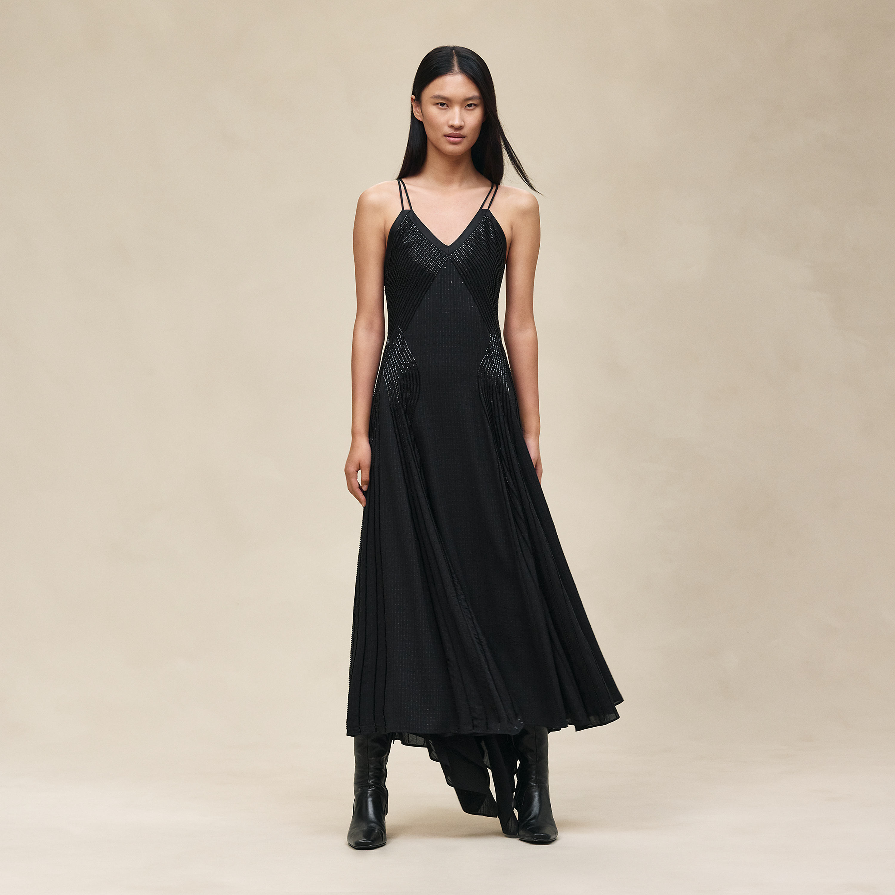 Embroidered nightgown dress