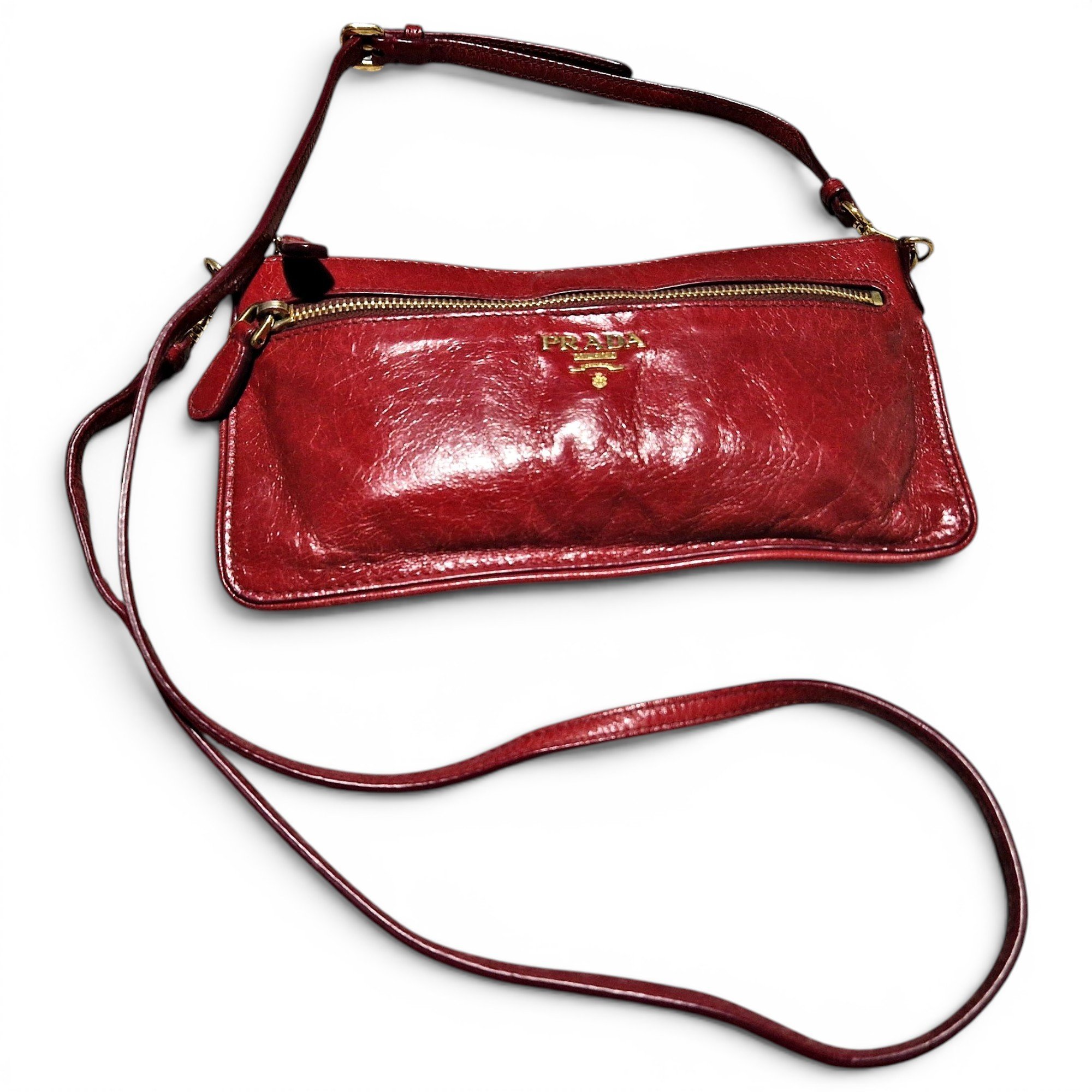 Leather crossbody bag