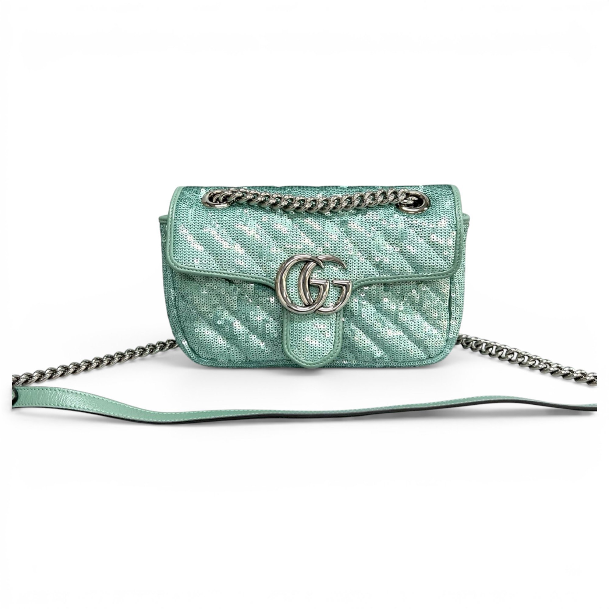 GG Marmont glitter handbag