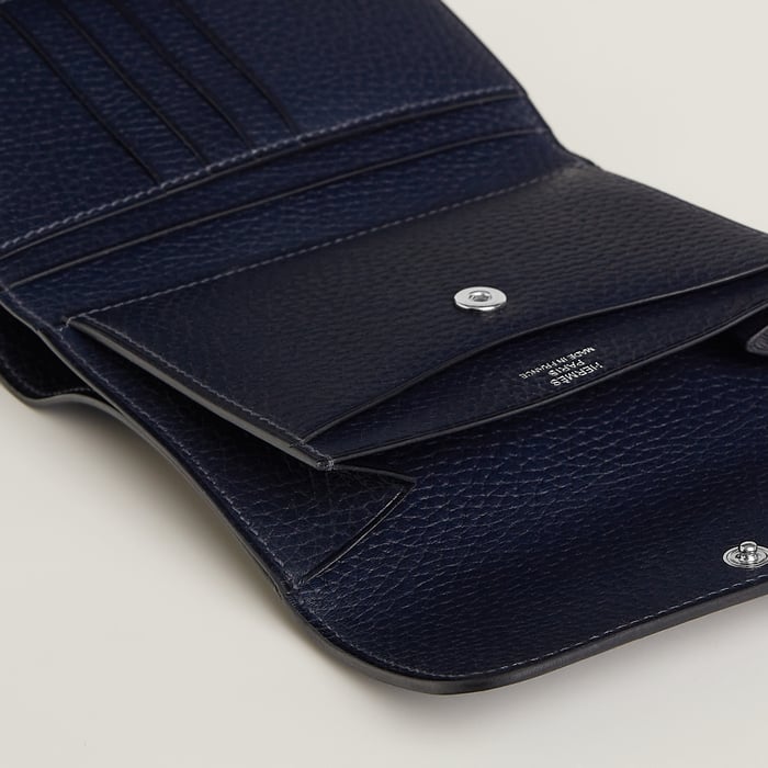 Bleu Nuit Iliade Compact Wallet