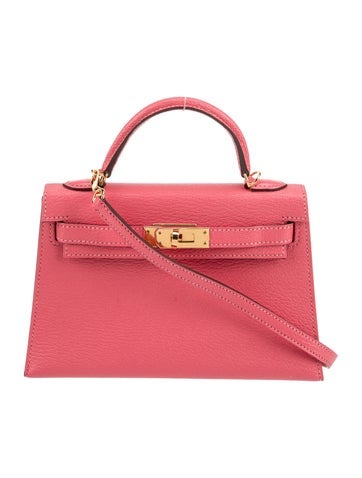 Hermes Chevre Mysore Mini Kelly II Sellier 20
