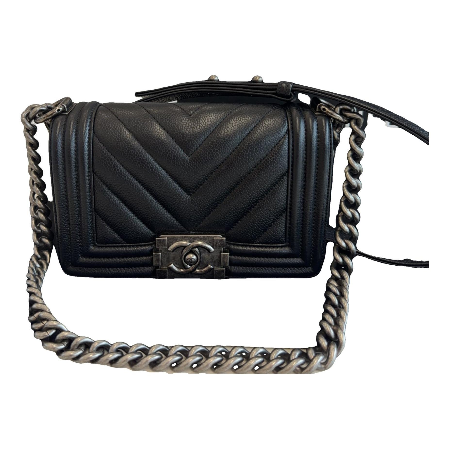 Boy leather crossbody bag
