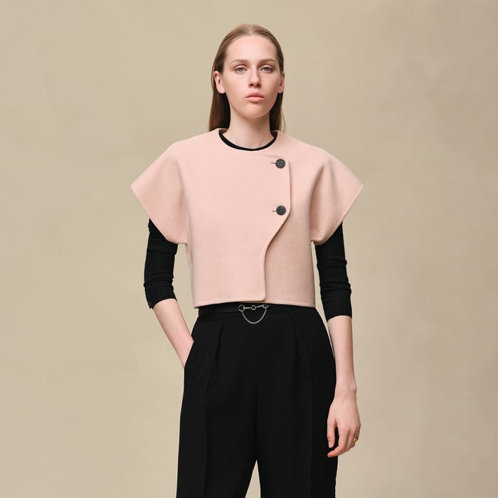 Rose Palomino Short-sleeve Bolero Jacket