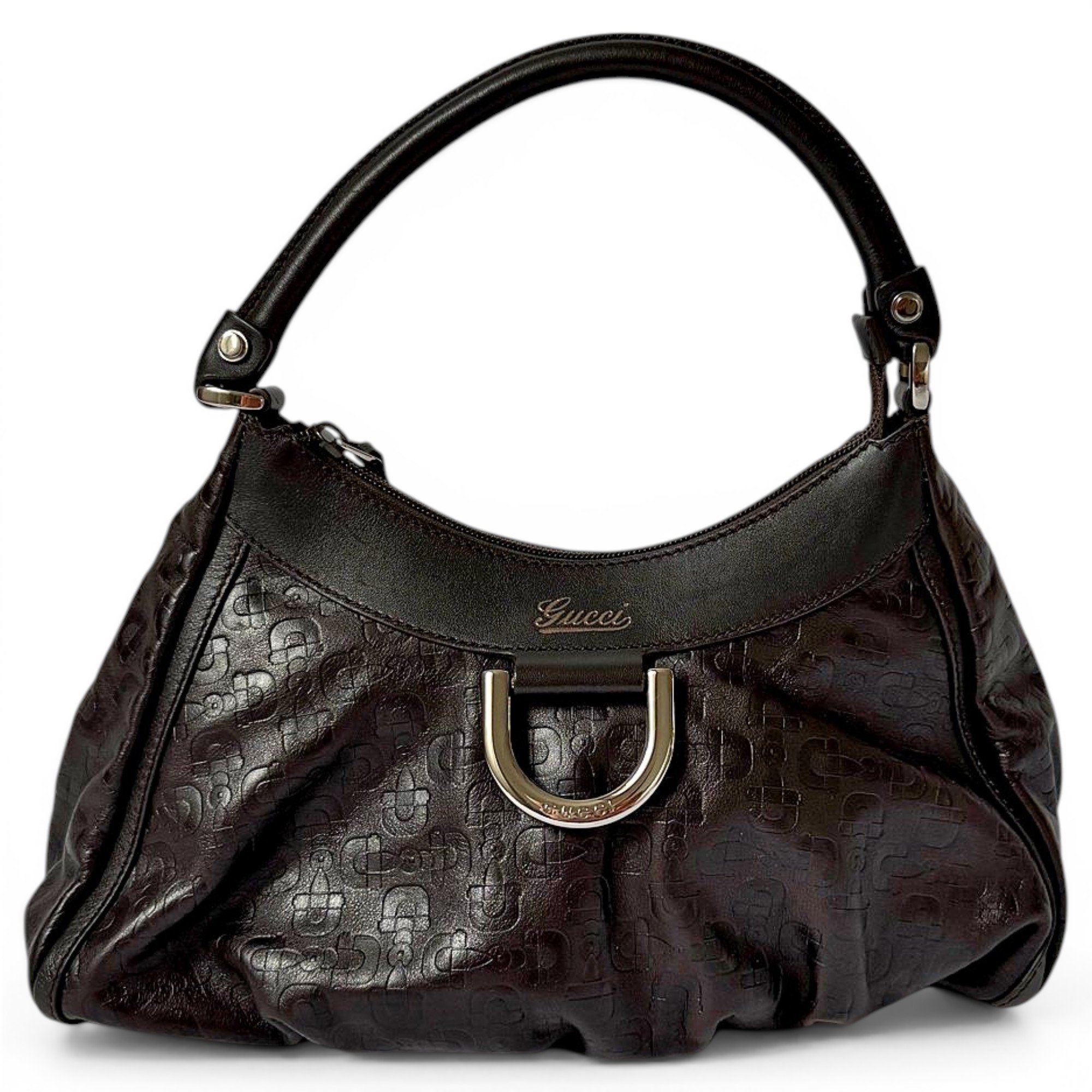 D-Ring leather handbag