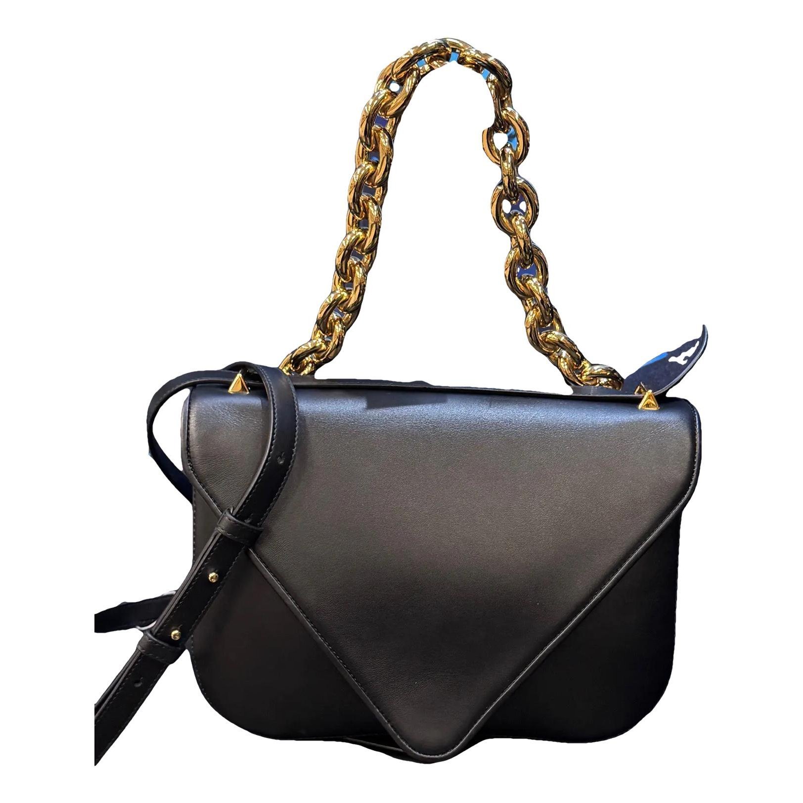 Mount leather crossbody bag