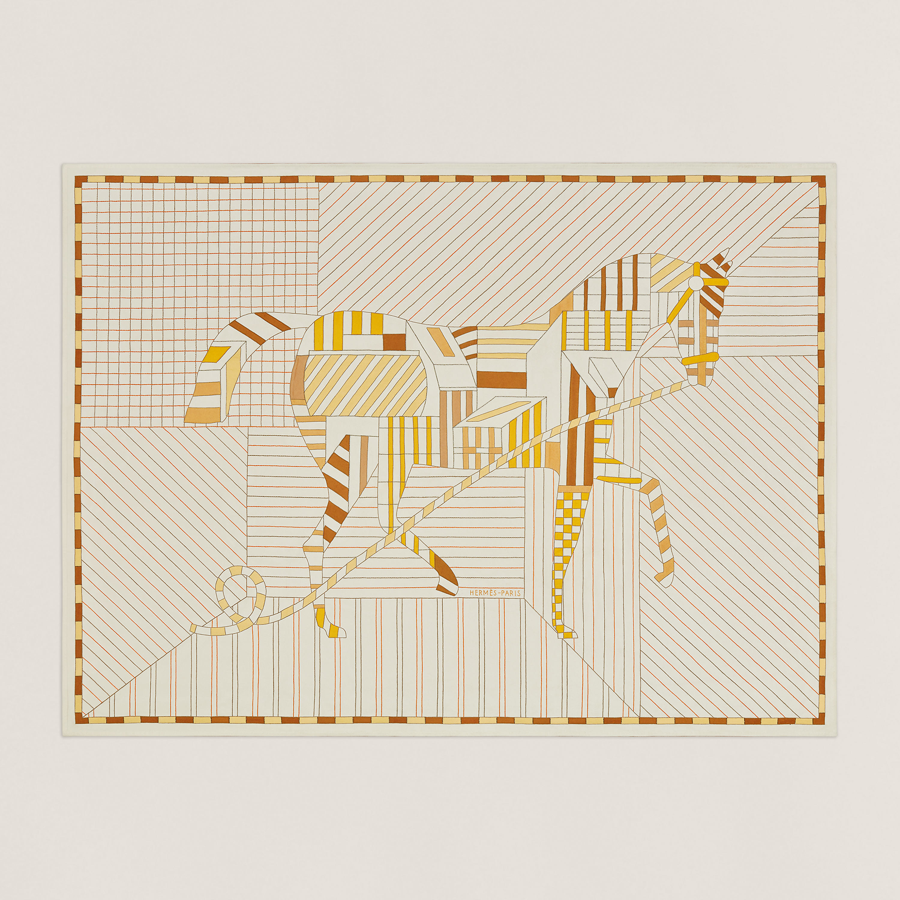 Cheval au Faubourg blanket
