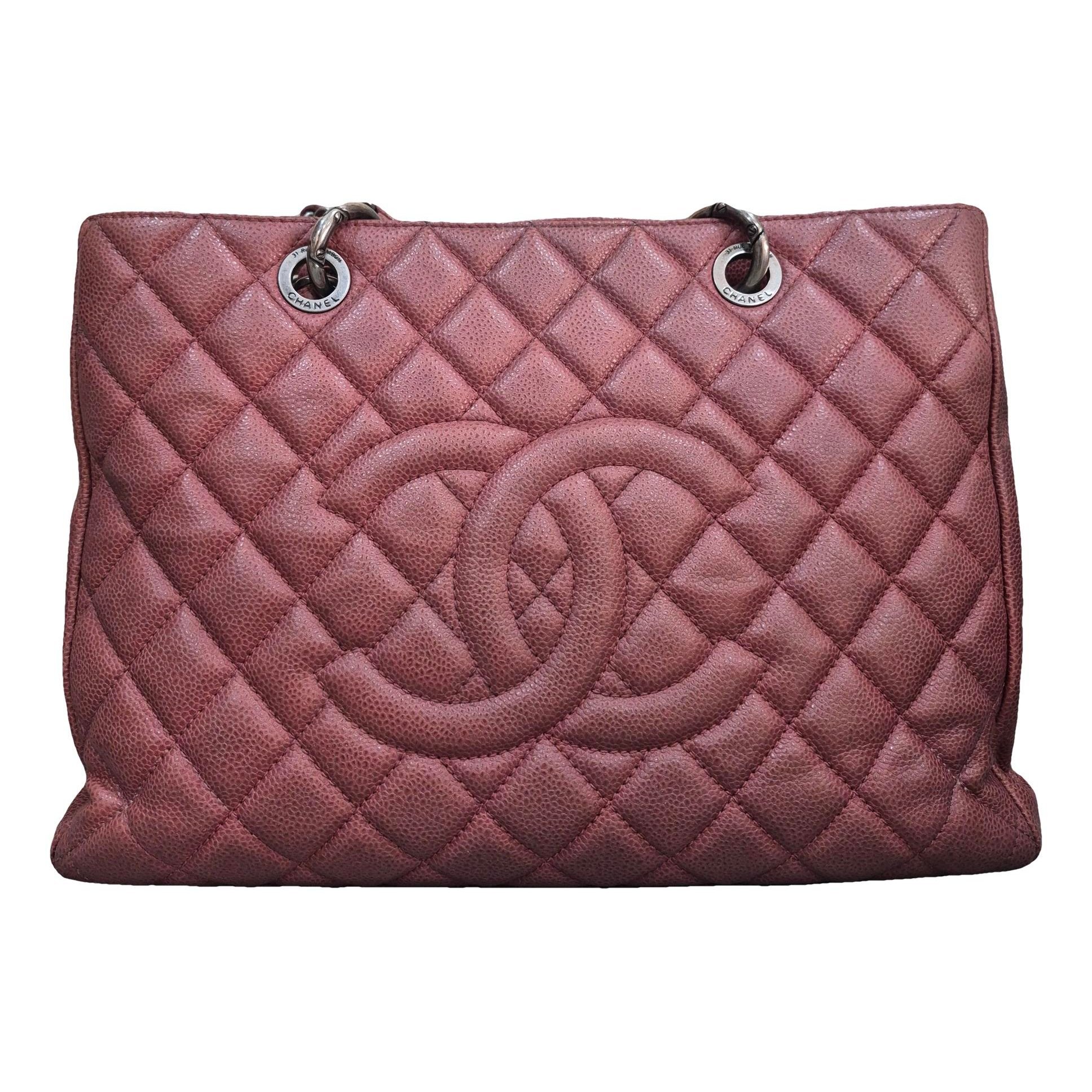 Grand shopping leather tote