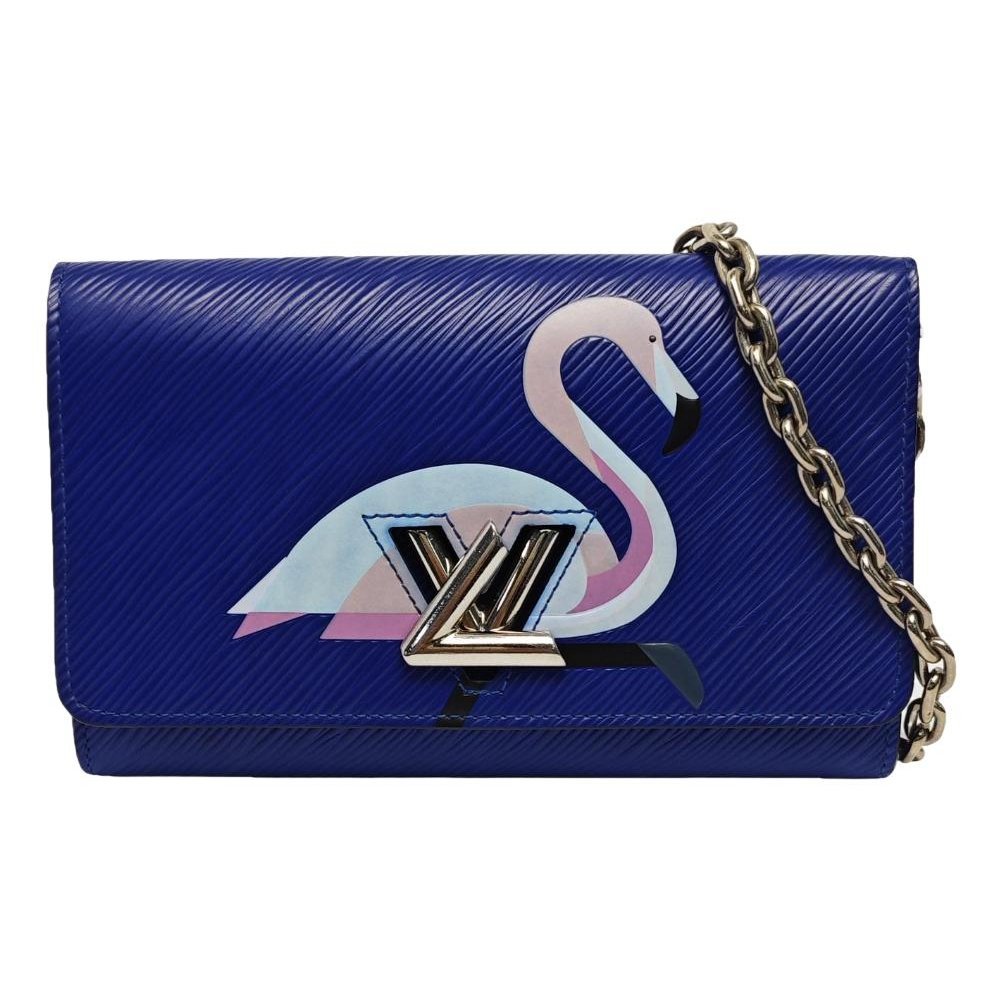 Twist leather crossbody bag