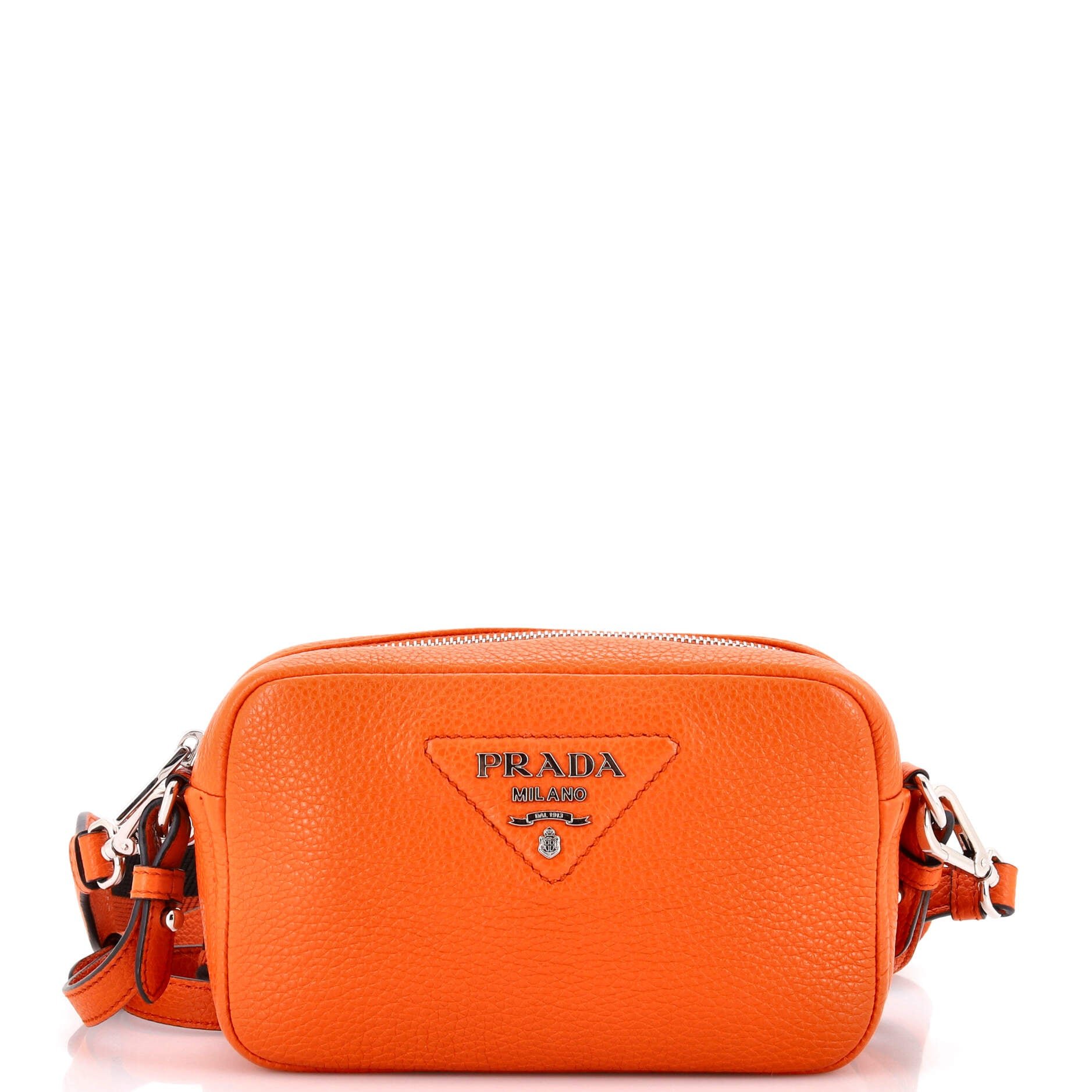 Flou Camera Crossbody Bag Vitello Daino Small